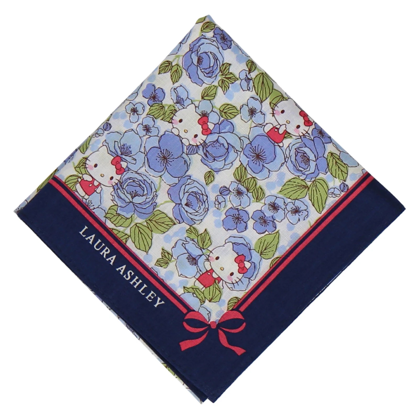🎀【預訂】Laura Ashley x Sanrio 印花手帕 Kitty D