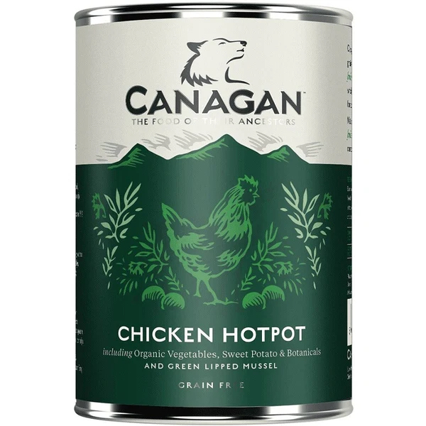 CANAGAN 原之選 無穀物 雞肉配方 狗罐頭400g