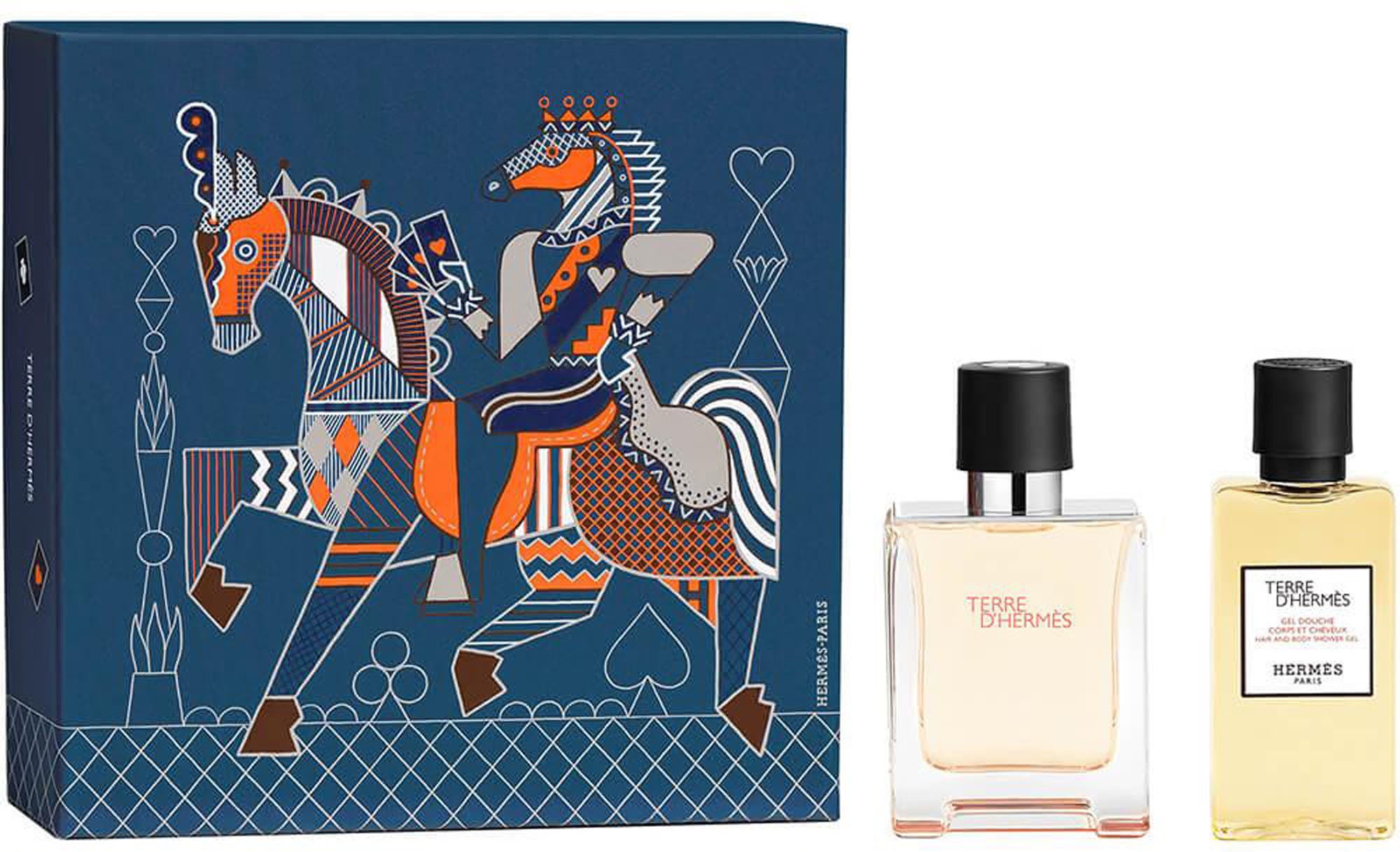 Hermes  愛馬仕 大地男士淡香兩件套（大地淡香50ml+沐浴露40ml）