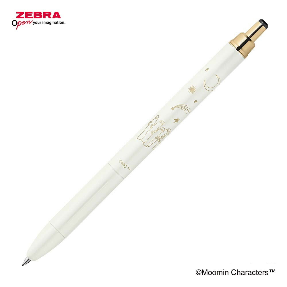 現貨｜限定 Hattifatteners 樹精 Moomin 姆明 Zebra SARASA Grand 復古色 金屬筆桿 0.5mm 黑色 Black 啫喱筆 (P-JJ57-MM2-MTBK)