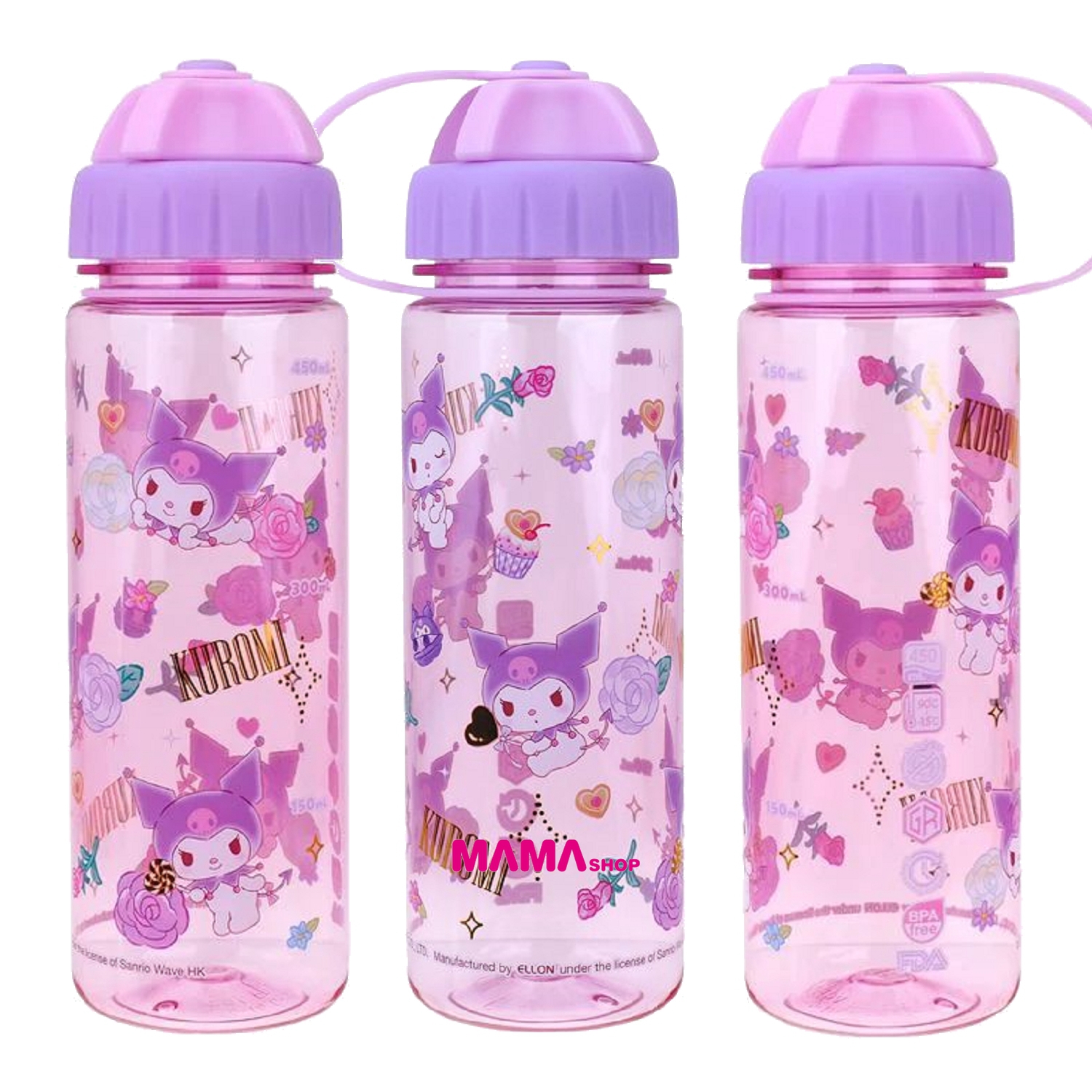 Sanrio 450ml BPA Free 膠水樽 (2開口設計)