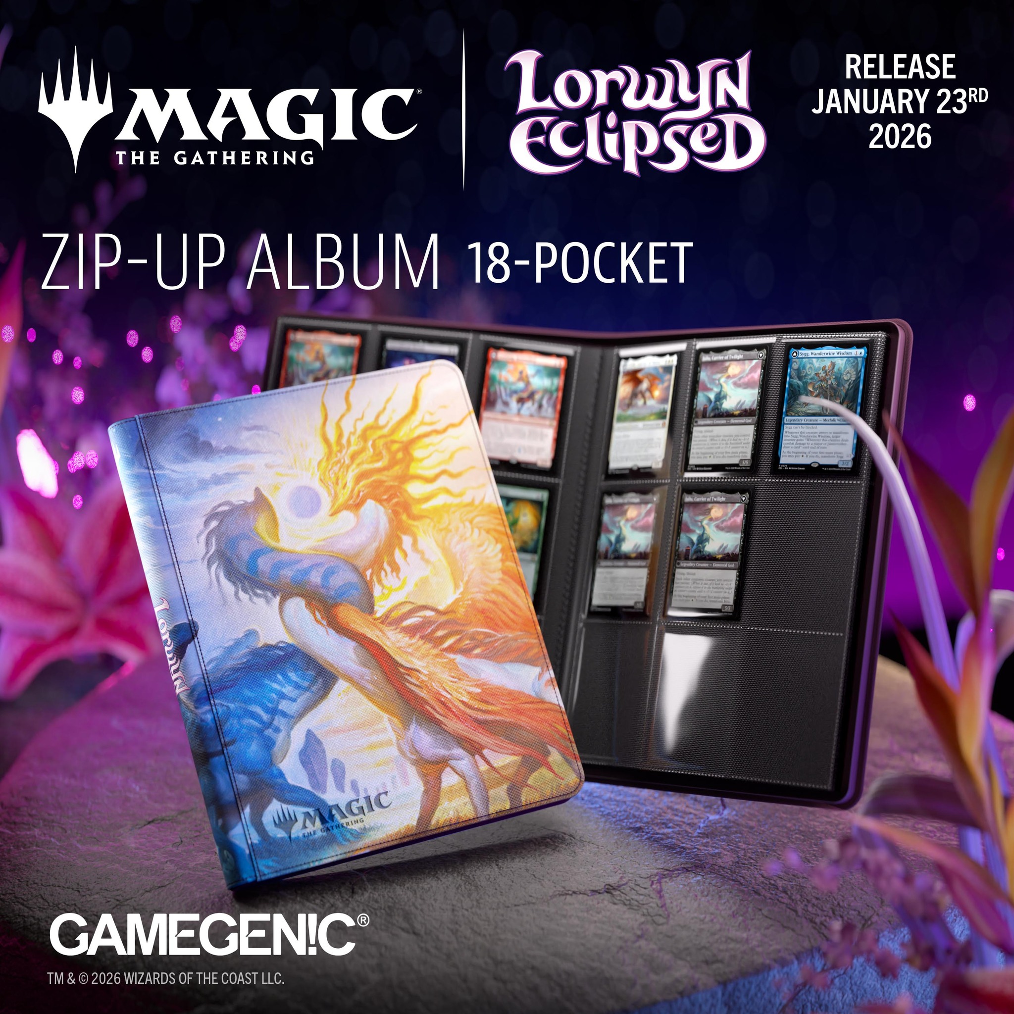 Lorwyn Eclipsed Zip-Up Album 18-Pocket 