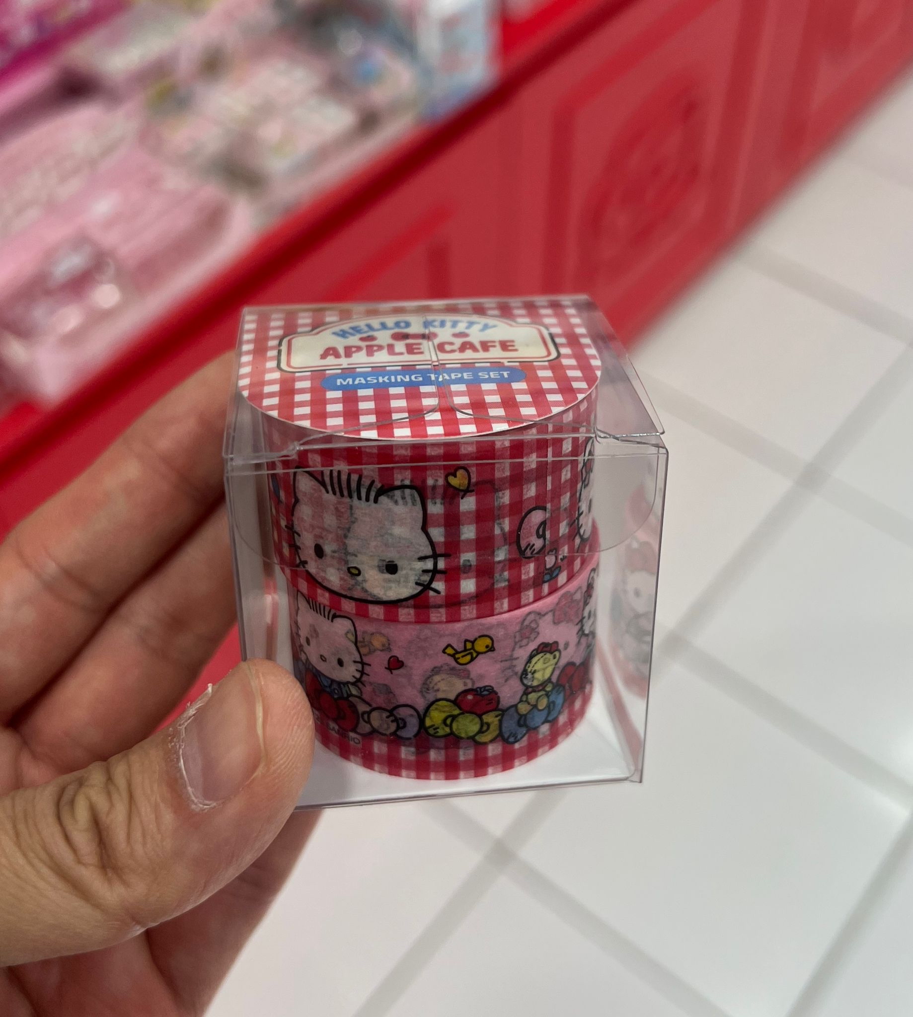 Hello Kitty Apple Cafe 膠紙