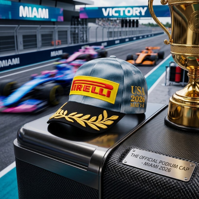 F1 Pirelli倍耐力 2026 邁阿密站特別版 P1冠軍帽 PIRPC0115
