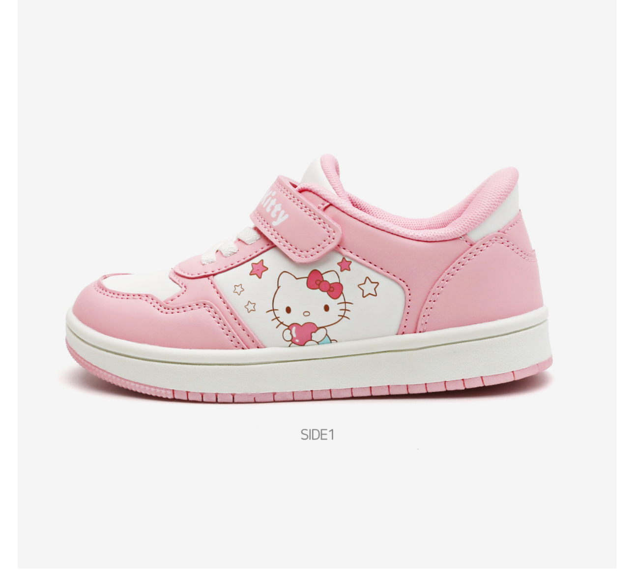 🇰🇷預訂 韓國直送🇰🇷Sanrio Hello Kitty人物印花魔術貼拼色波鞋