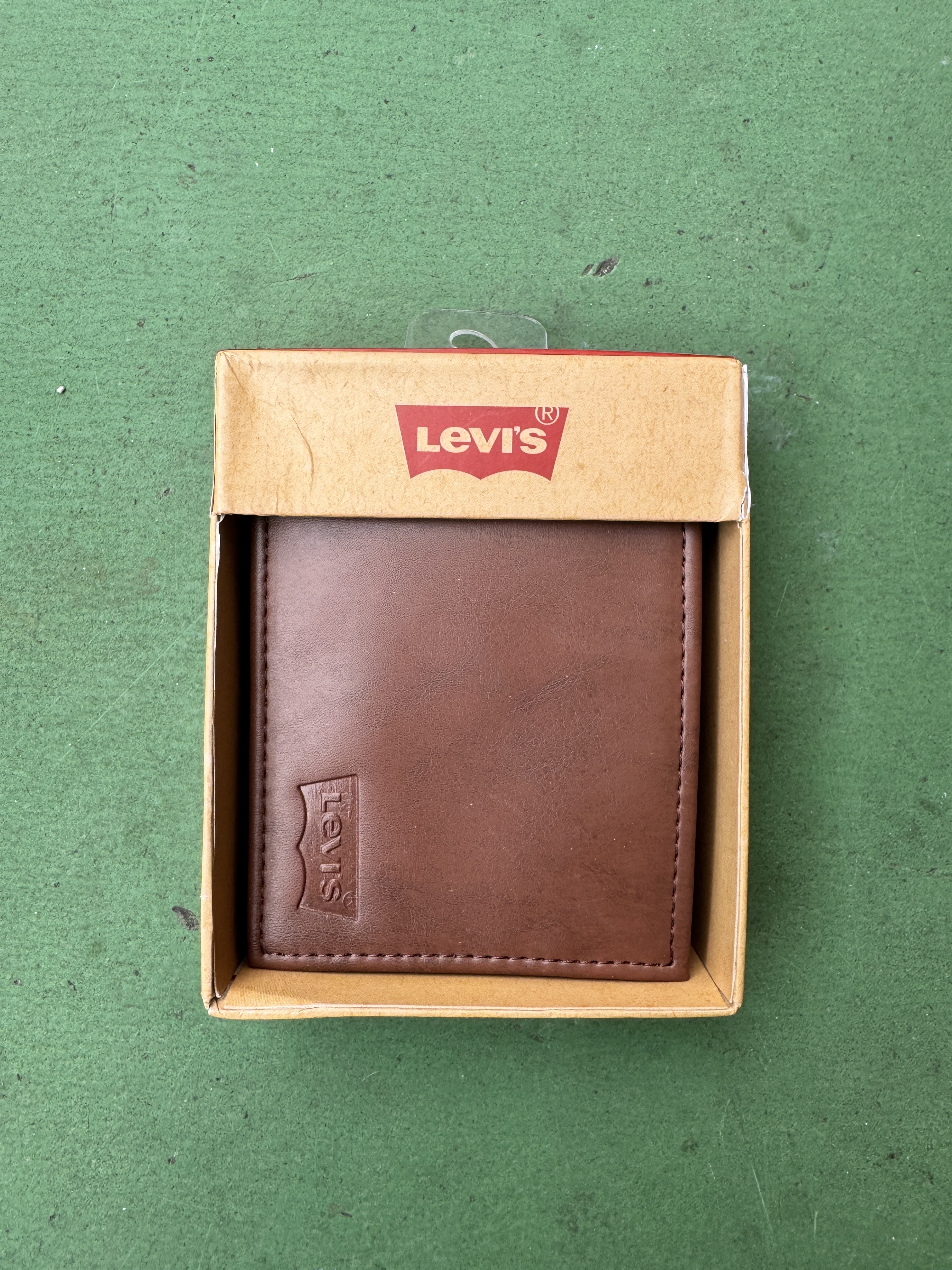 Levi’s 啡色皮銀包 (香港現貨)