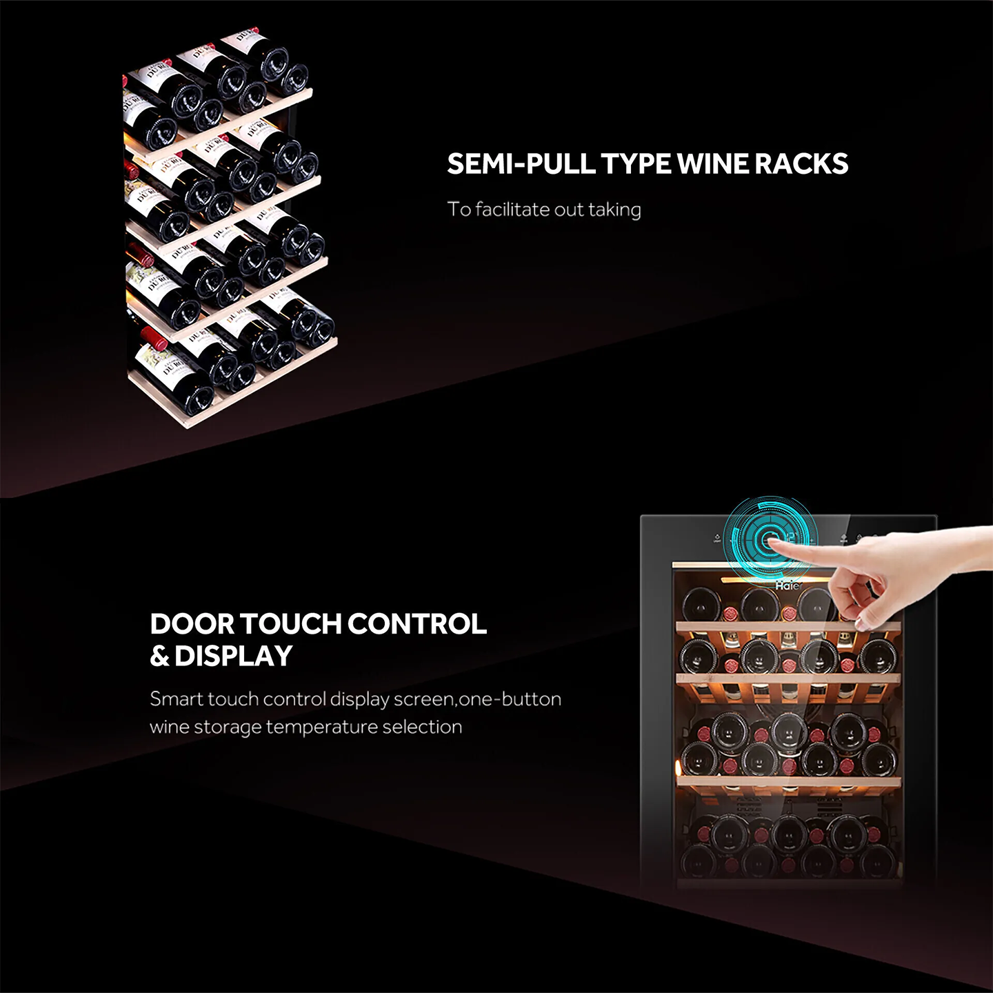 Haier 84 Bottles Wine Chiller (HWS-84G)