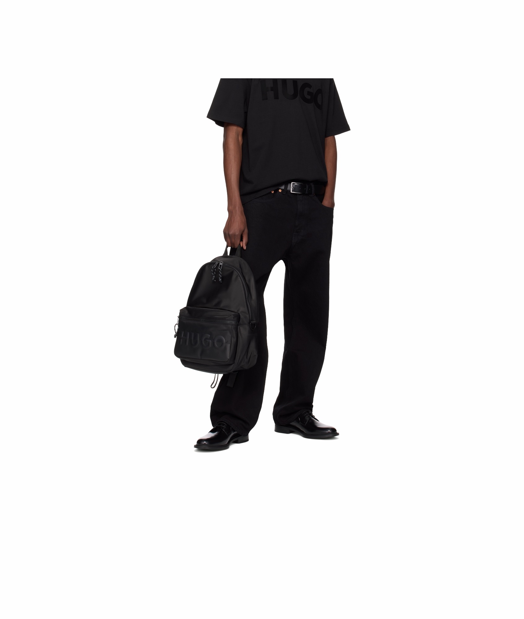 Hugo Boss 男士 拉鍊雙肩包均碼碼28cm*15cm*41cm