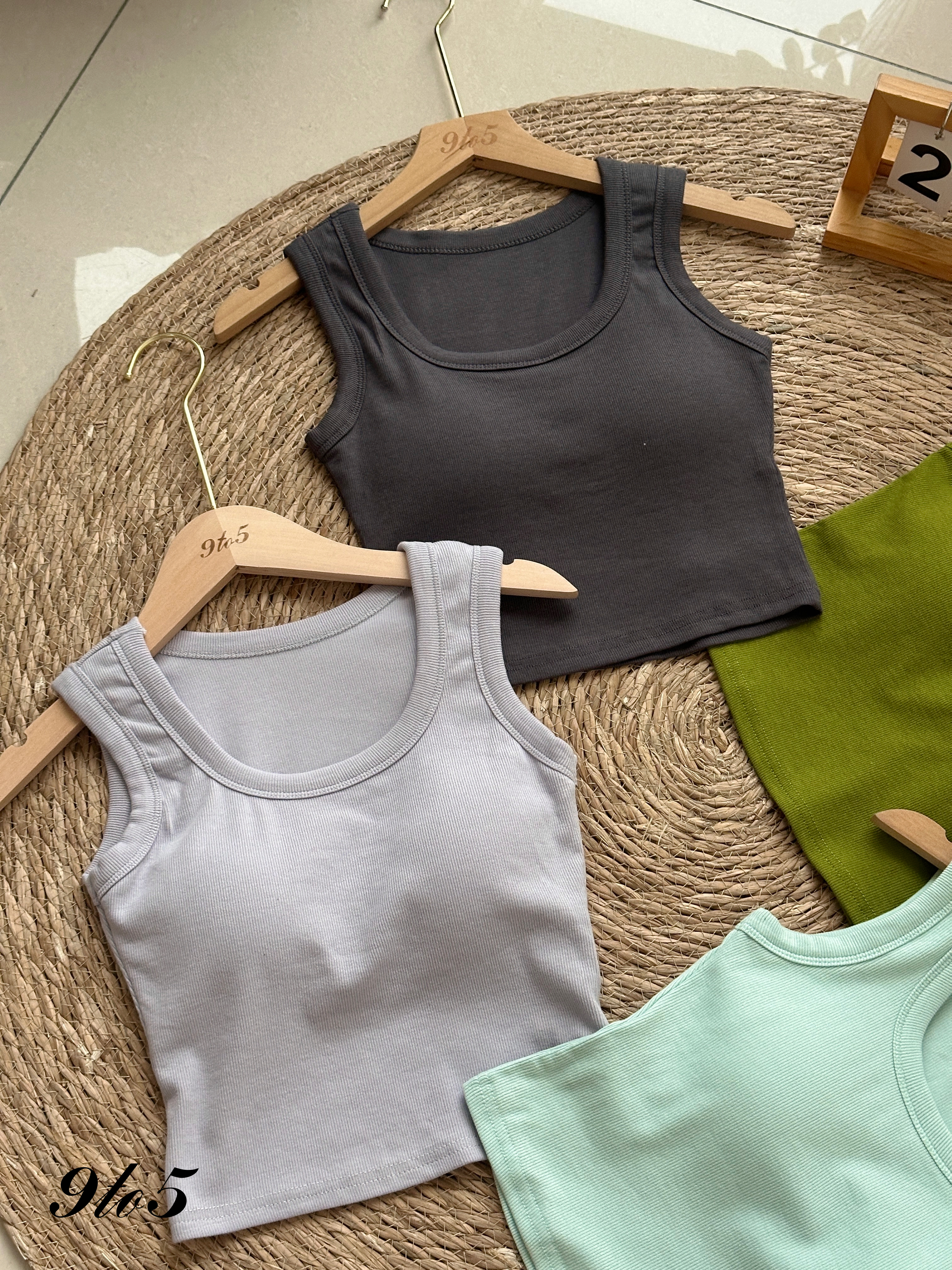 T4196 Sleeveless Bra Top - 4 Colors 