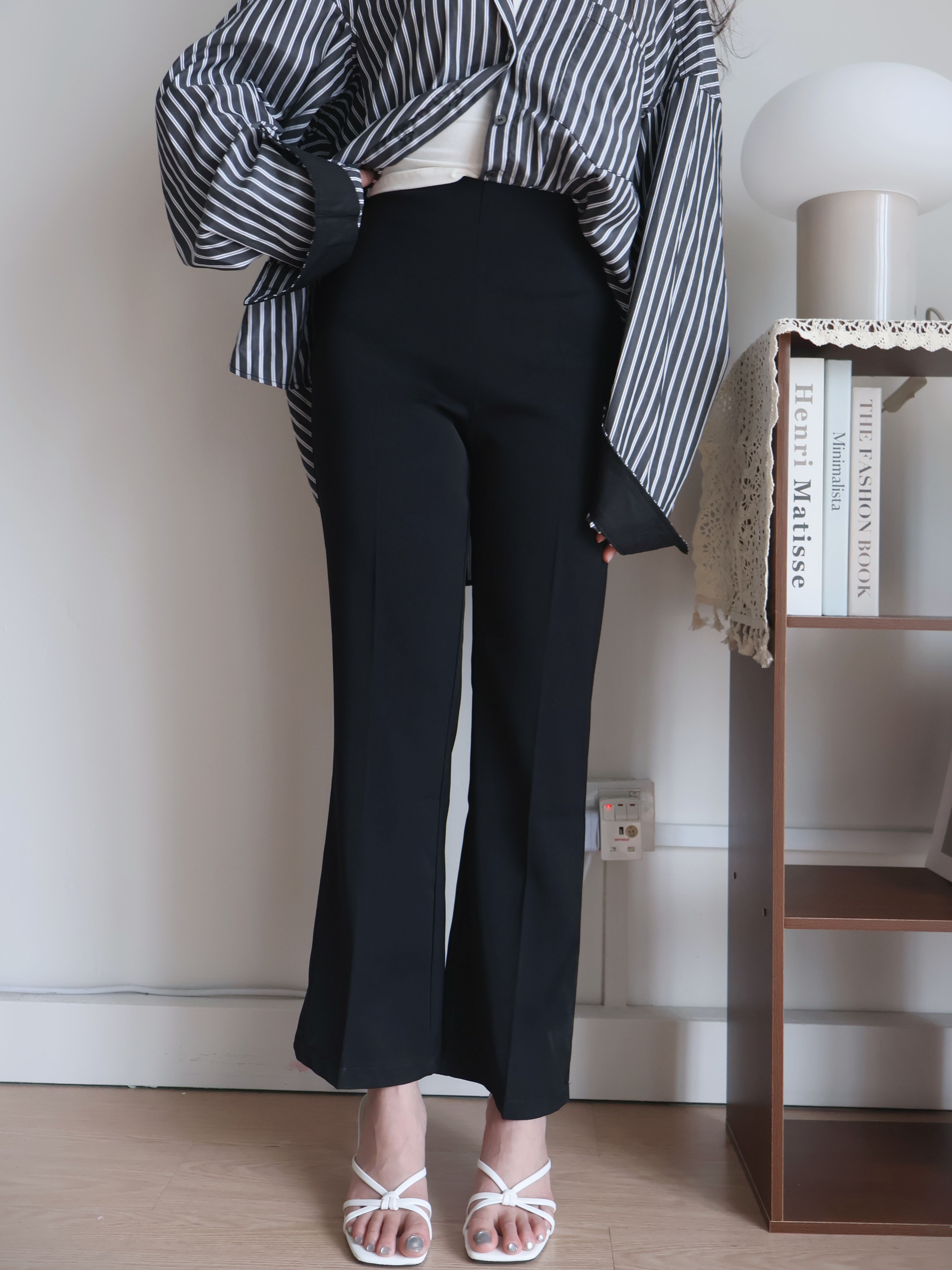 SL33 Flared Pants | Black