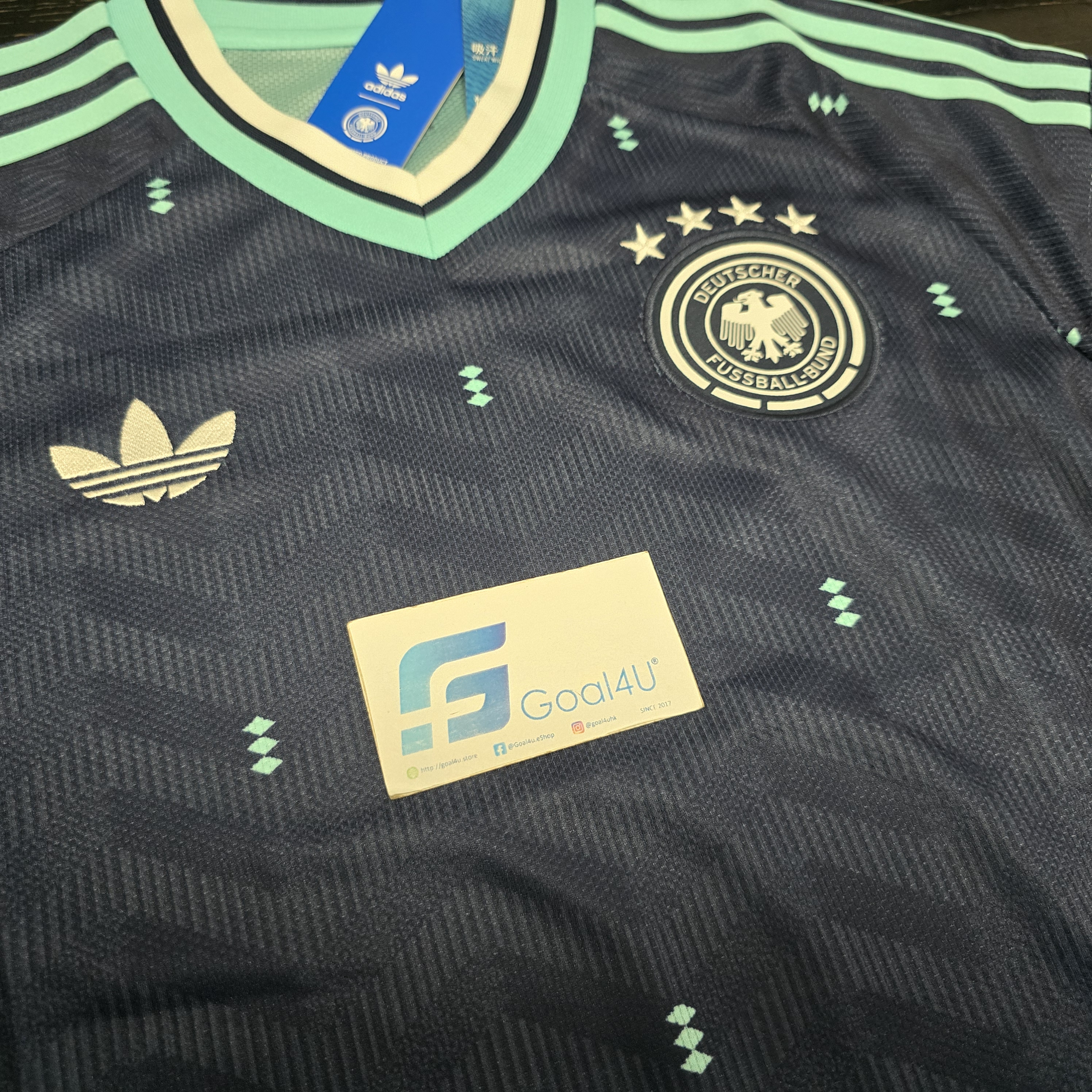 🌊海洋氣息  Adidas Germany 德國 2026-27 作客球迷版球衣 (可加印字章) JN2074
