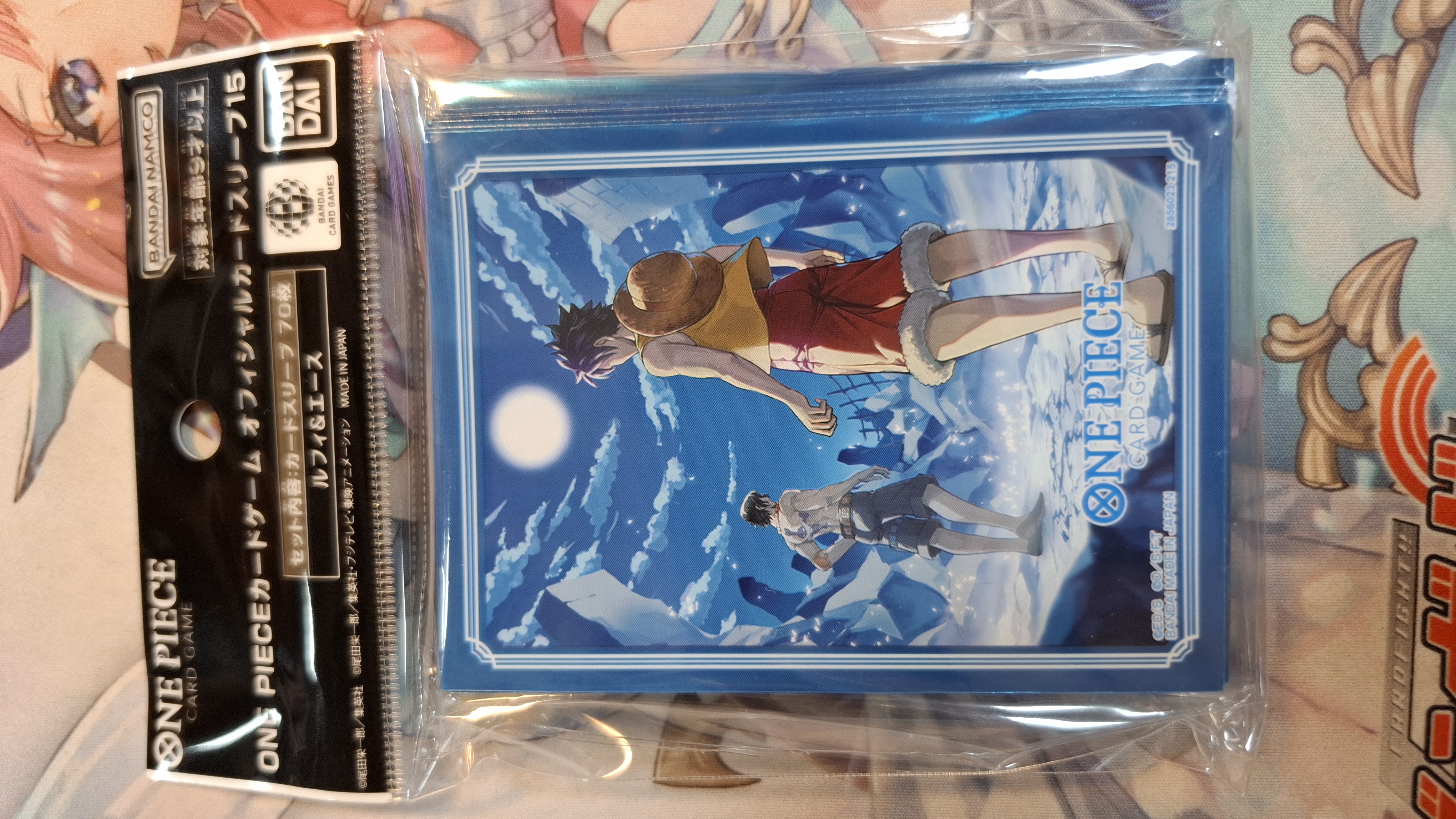 航海王卡牌遊戲官方卡套 路飛&艾斯