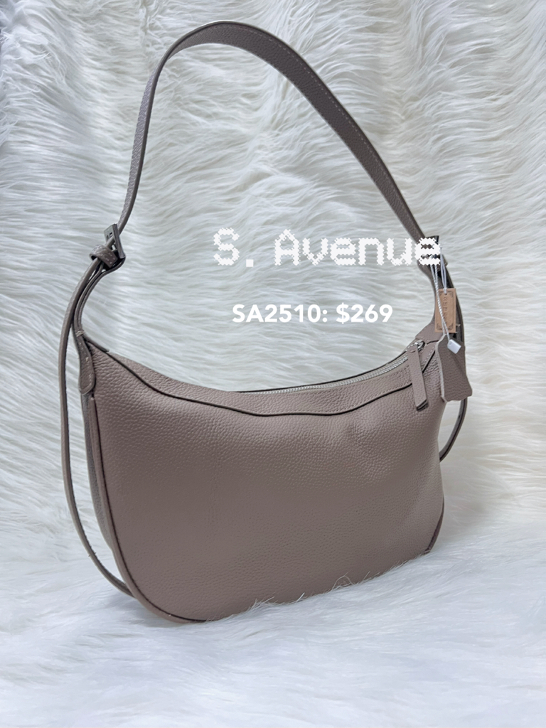 SA2510: 可側孭/鈄孭hobo真皮頭層牛皮袋