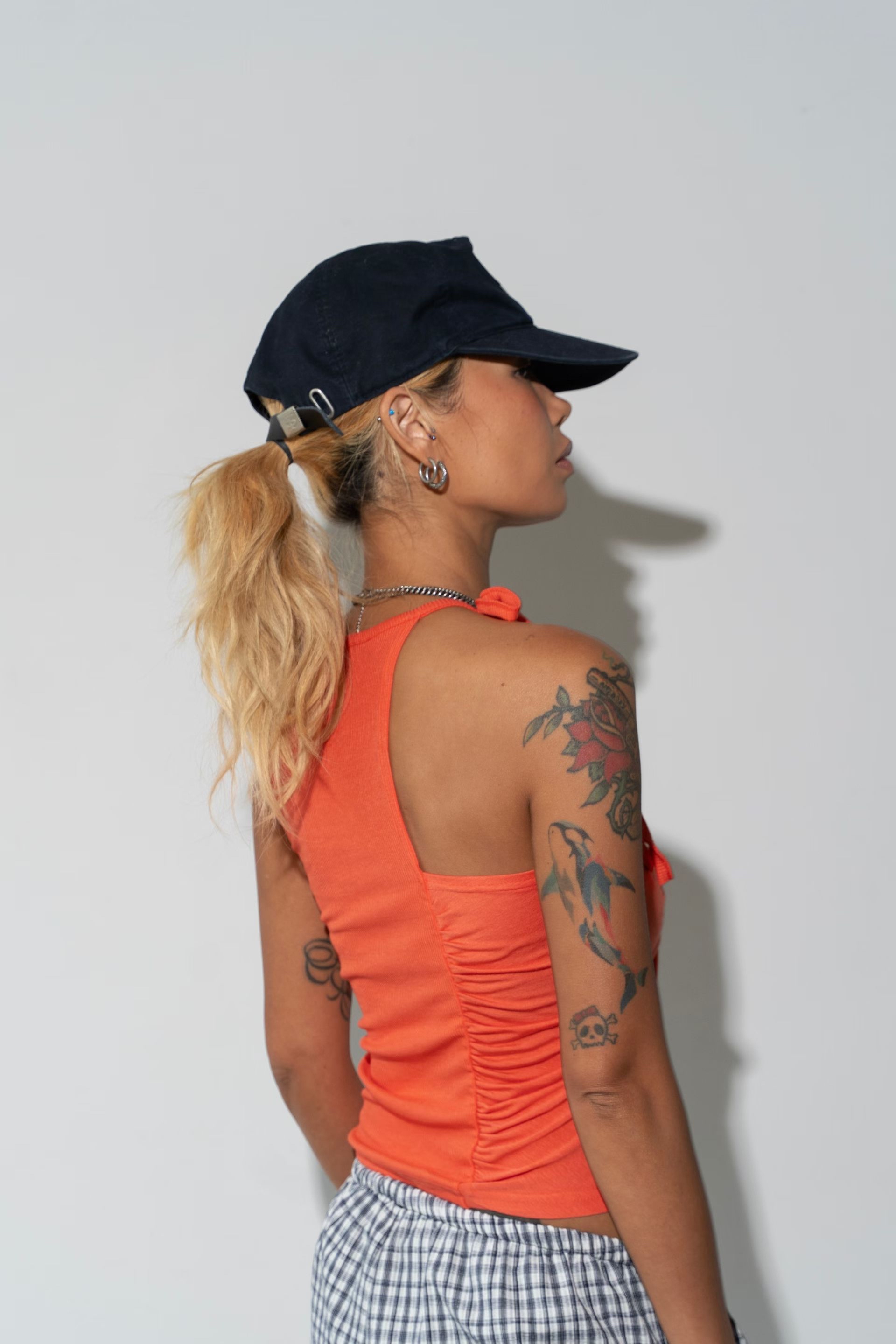 東大門女裝 | Speed rope tank top(Orange)