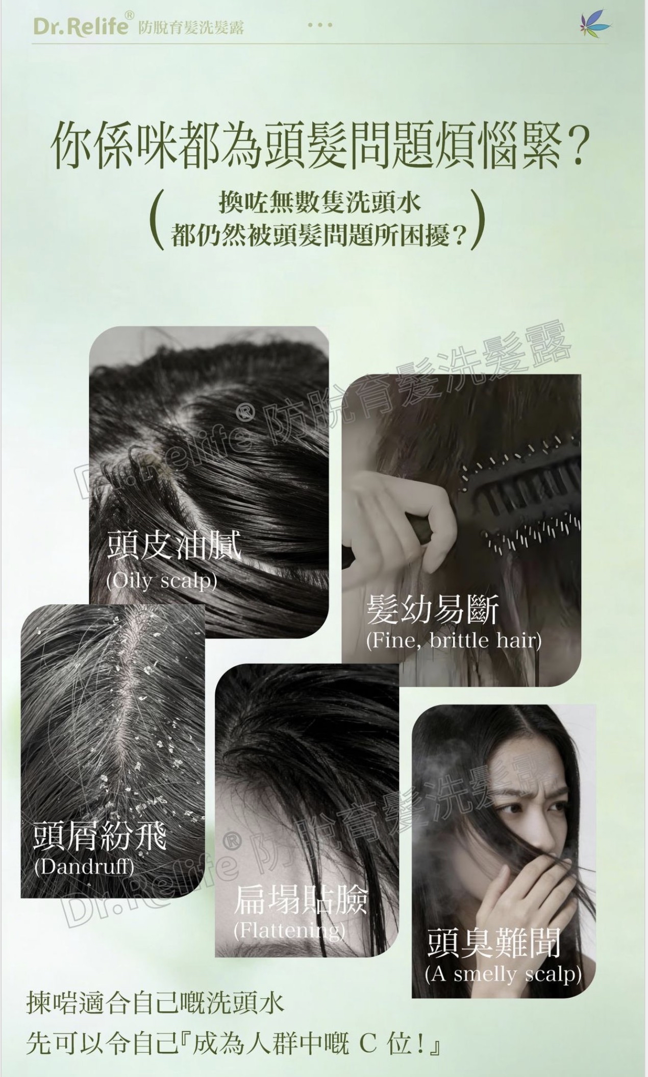 Dr.Relife 防脫洗髪露/護髮素