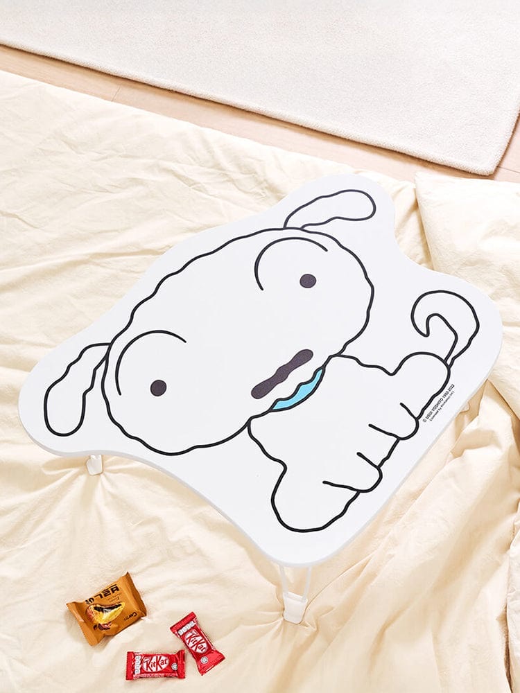 📦訂購 韓國代購 COLLEY Crayon Shinchan WHITEY TABLE 蠟筆小新 小白 茶几 摺枱