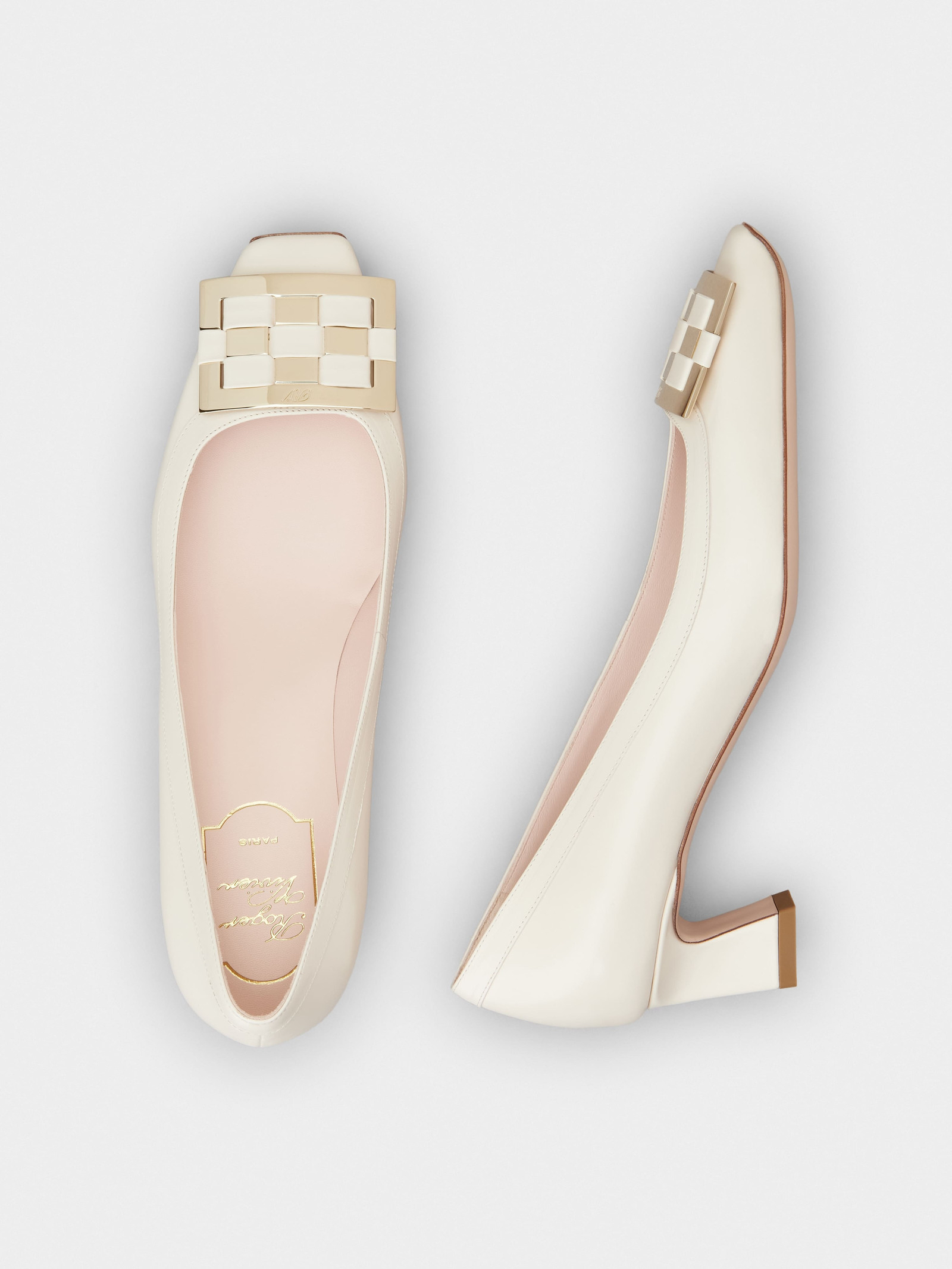 斷碼價✨訂貨📮RV 4.5cm pumps in leather  Size 35.5/38/38.5/40