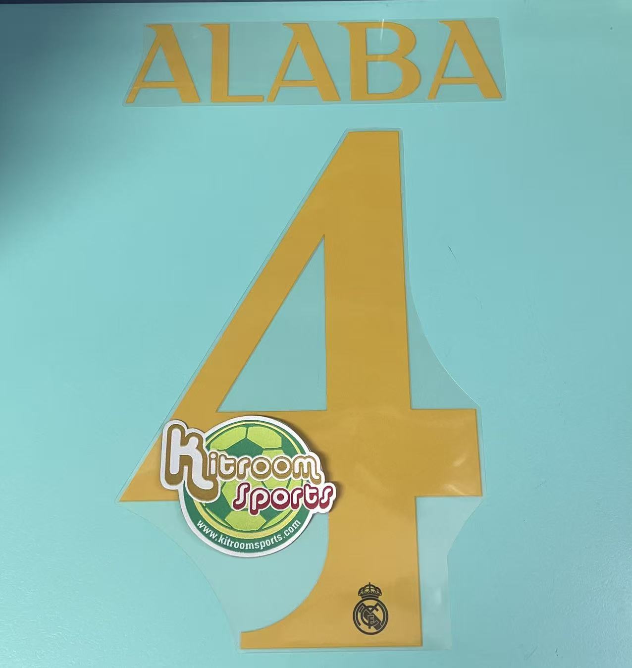 2023-24 Real Madrid Away / 3rd Nameset #4 ALABA