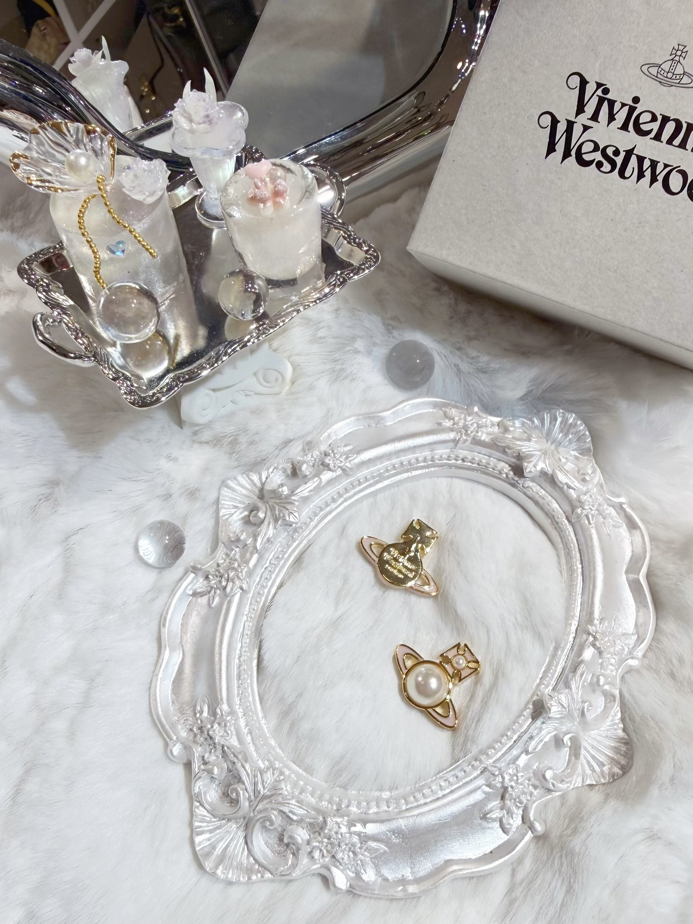 VW Tillya earrings pink/light G