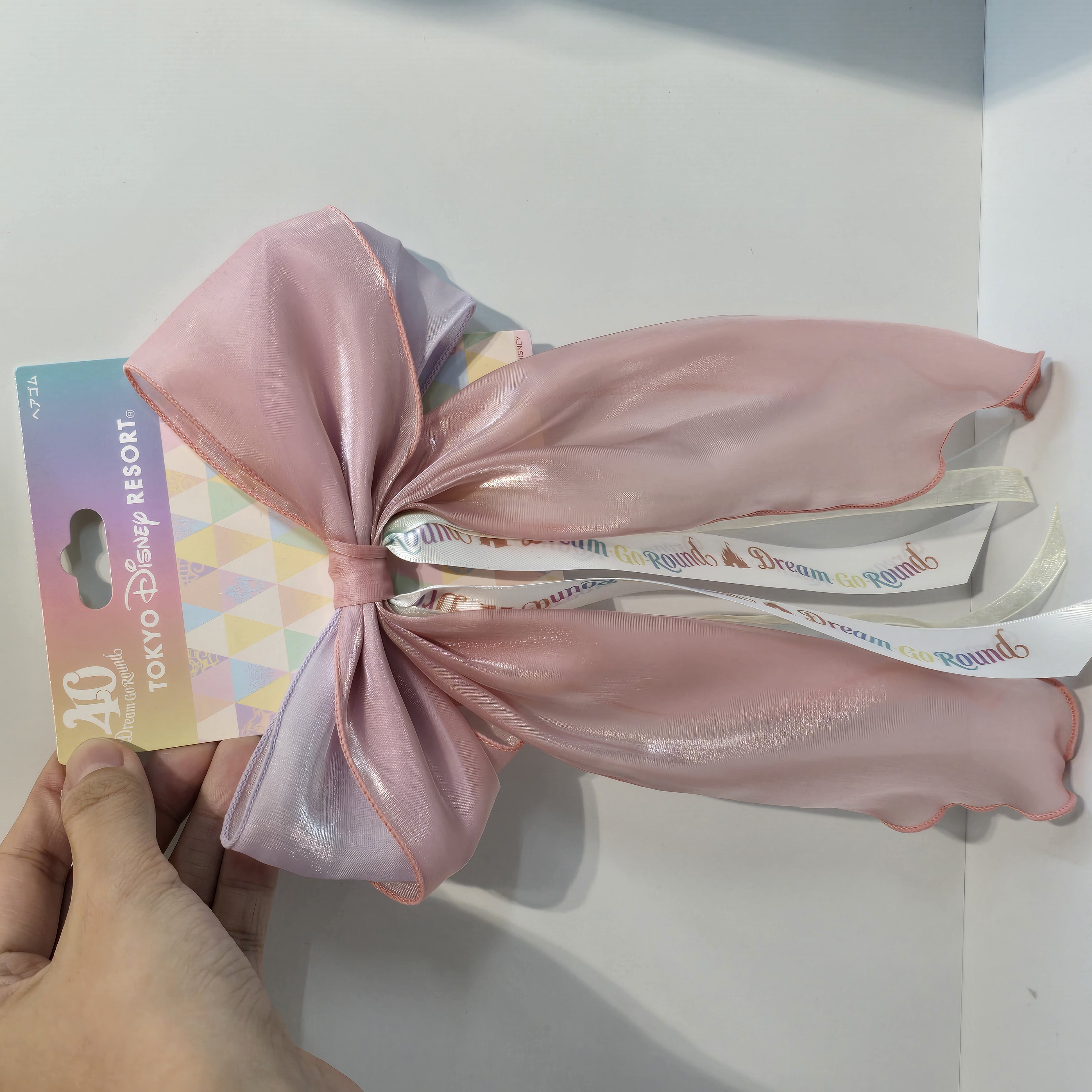 現貨 樂園限定 40th Dream Go Round 蝴蝶結橡筋