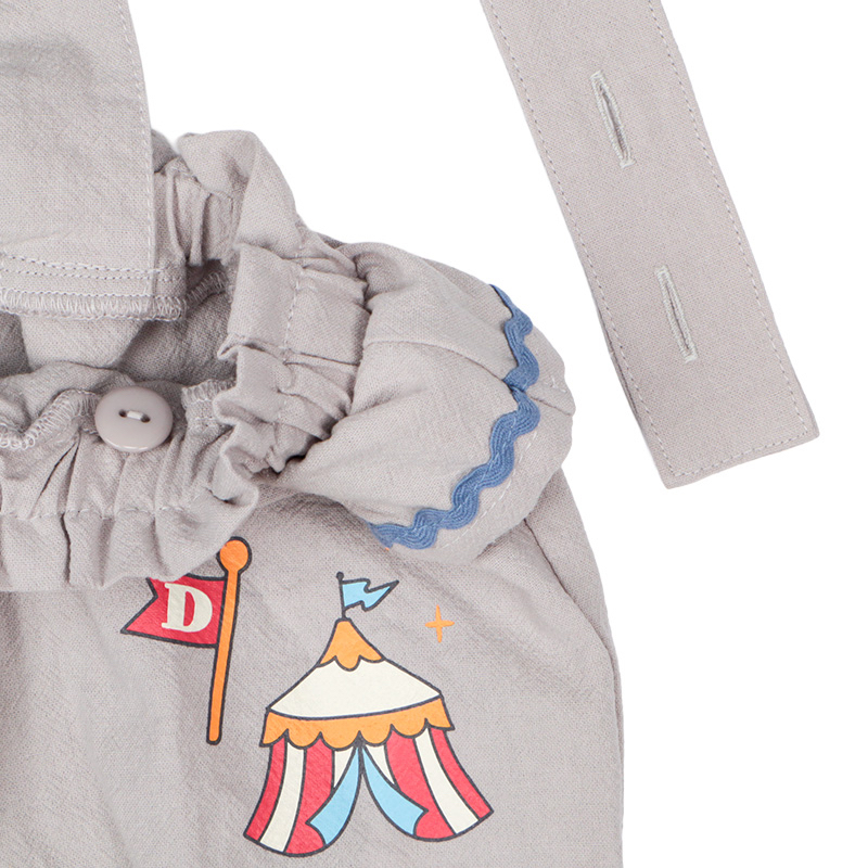 🇯🇵預訂 日本直送🇯🇵Dumbo小飛象印花荷葉邊吊帶褲