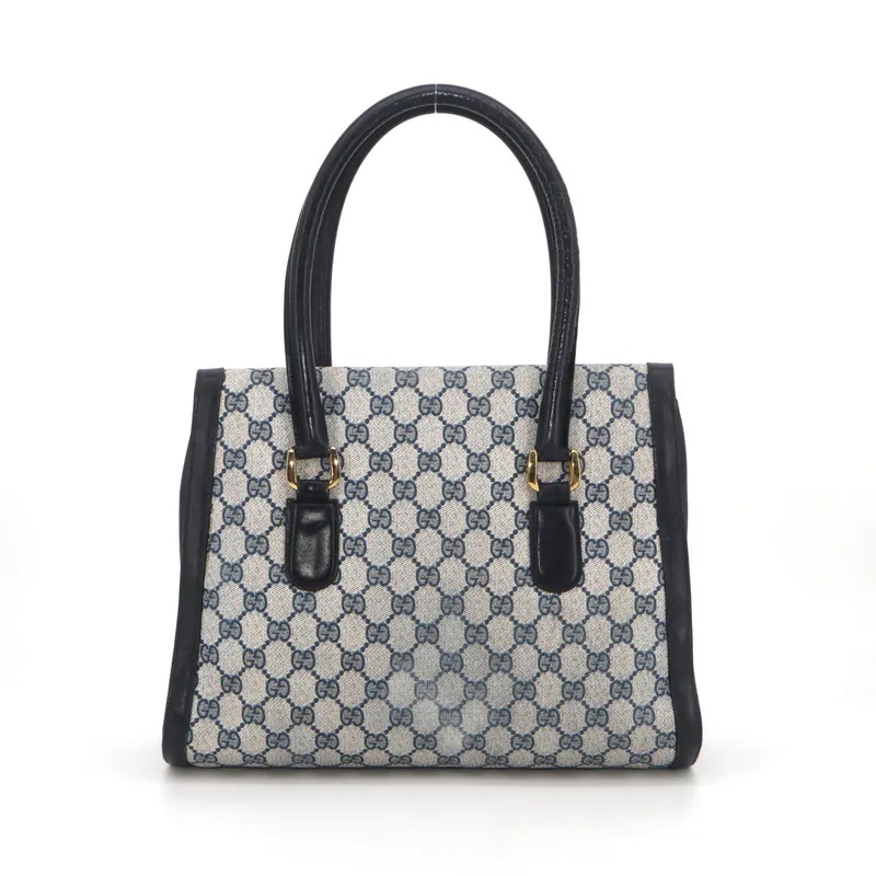 Gucci Vintage GG Supreme Sherry Line Top Handle Bag