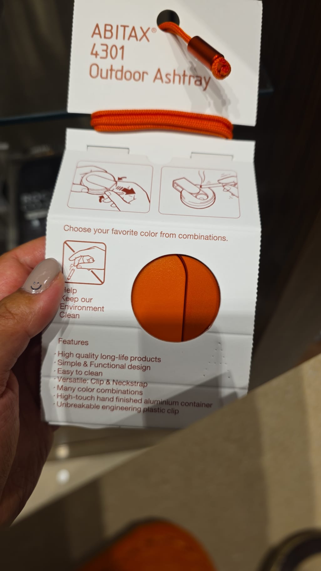 beams outdoor ashtray