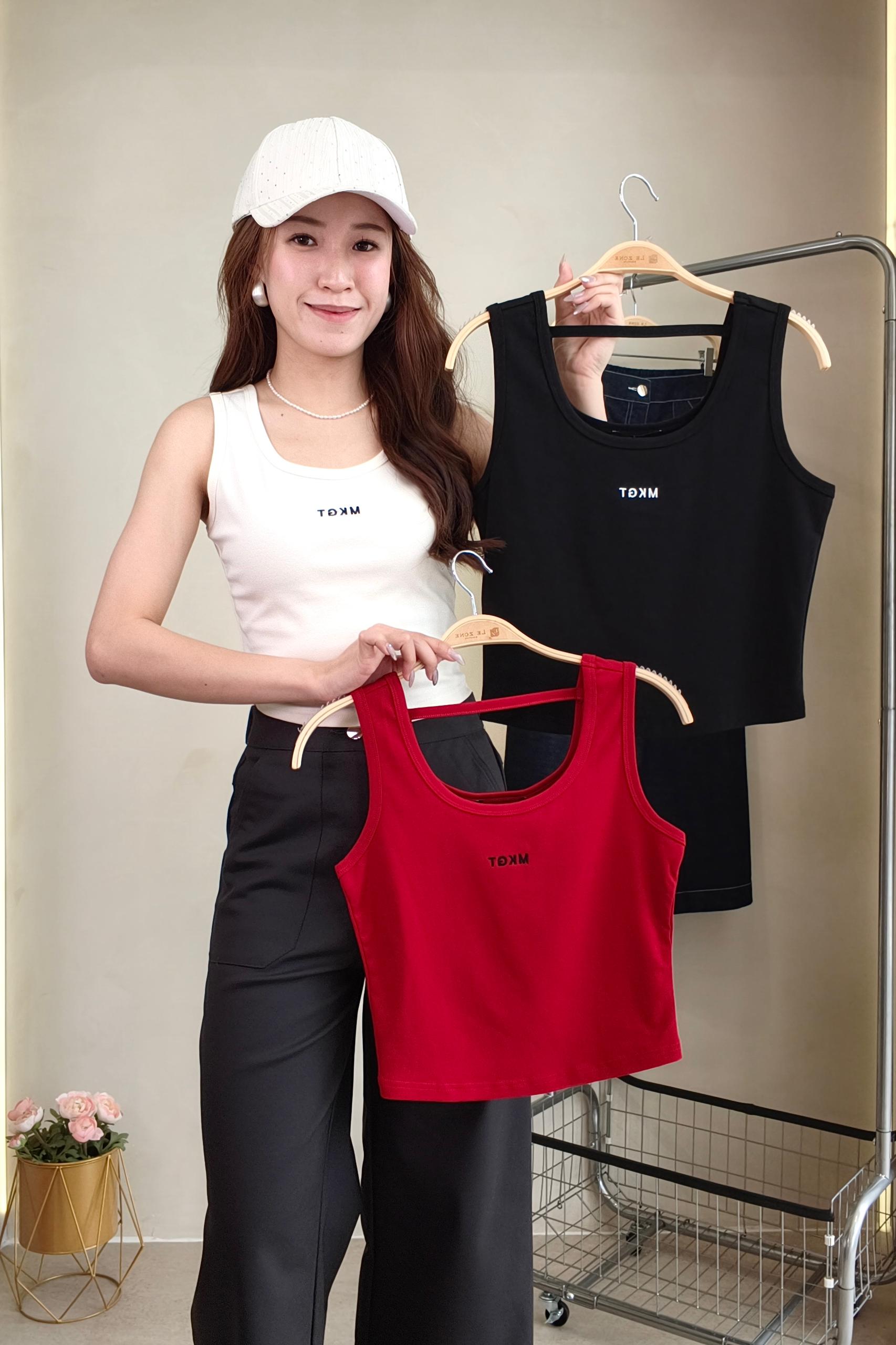 CB2690 Ribbed Crop Tank Top