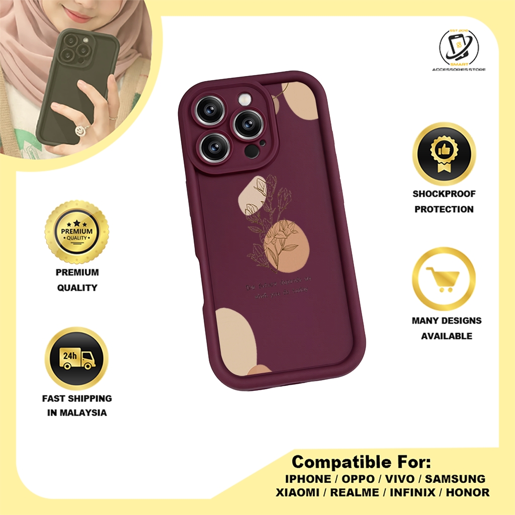 TPU DESIGN CASE PHONE FOR SAMSUNG - DESIGN FLOWER Y