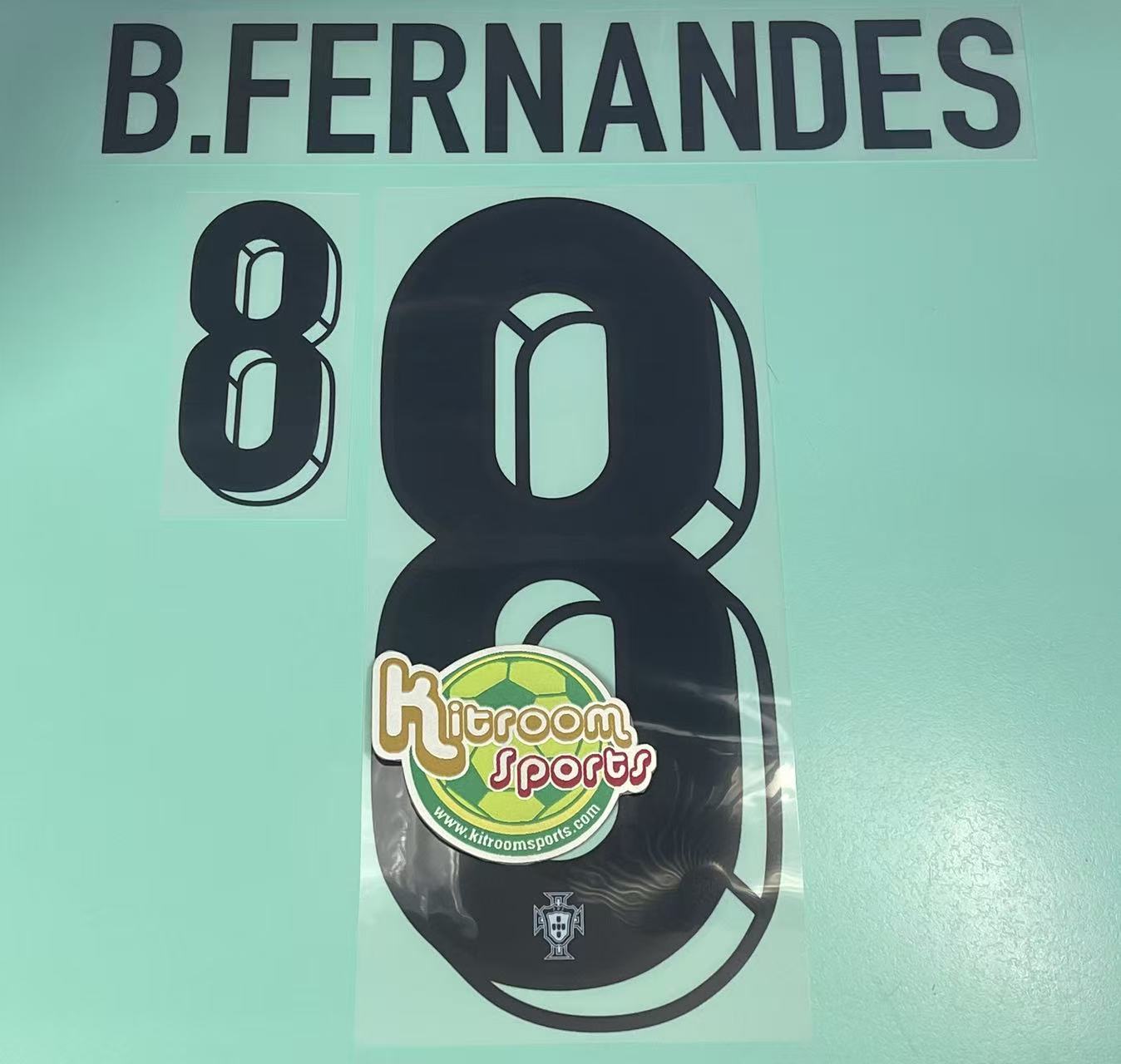 2024 Portugal Away Nameset #8 B.FERNANDES