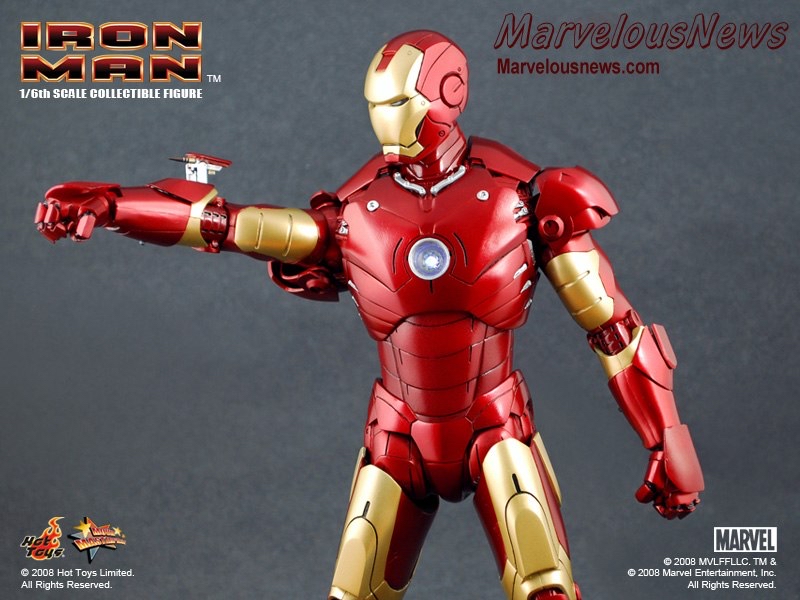 Hottoys Ironman Mark III可動figure 1/6 鋼鐵人 Mk 3 鐵甲奇俠 鋼鐵俠 