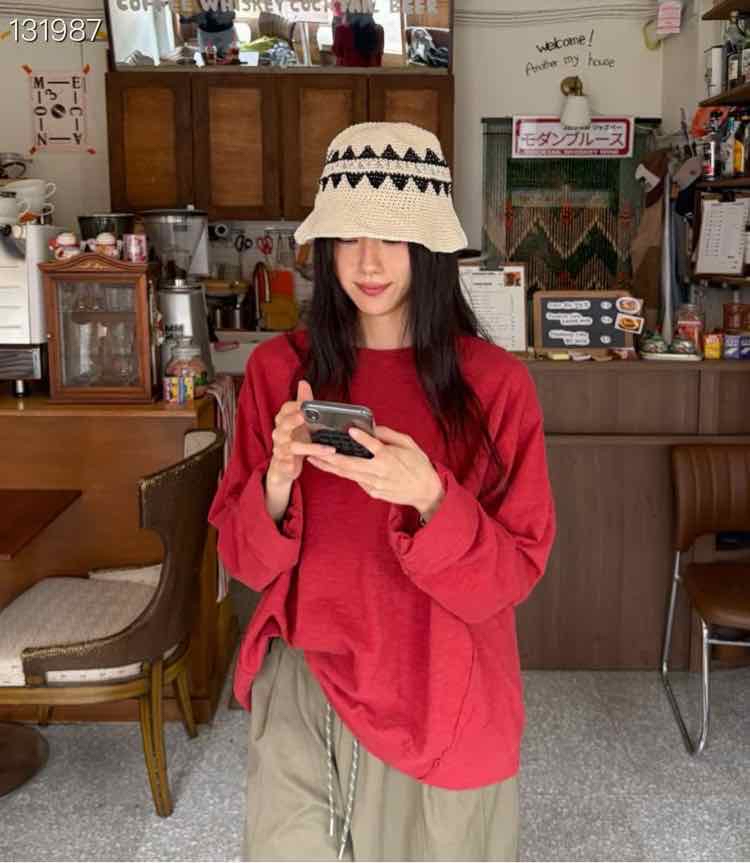 221060 民族線料漁夫帽