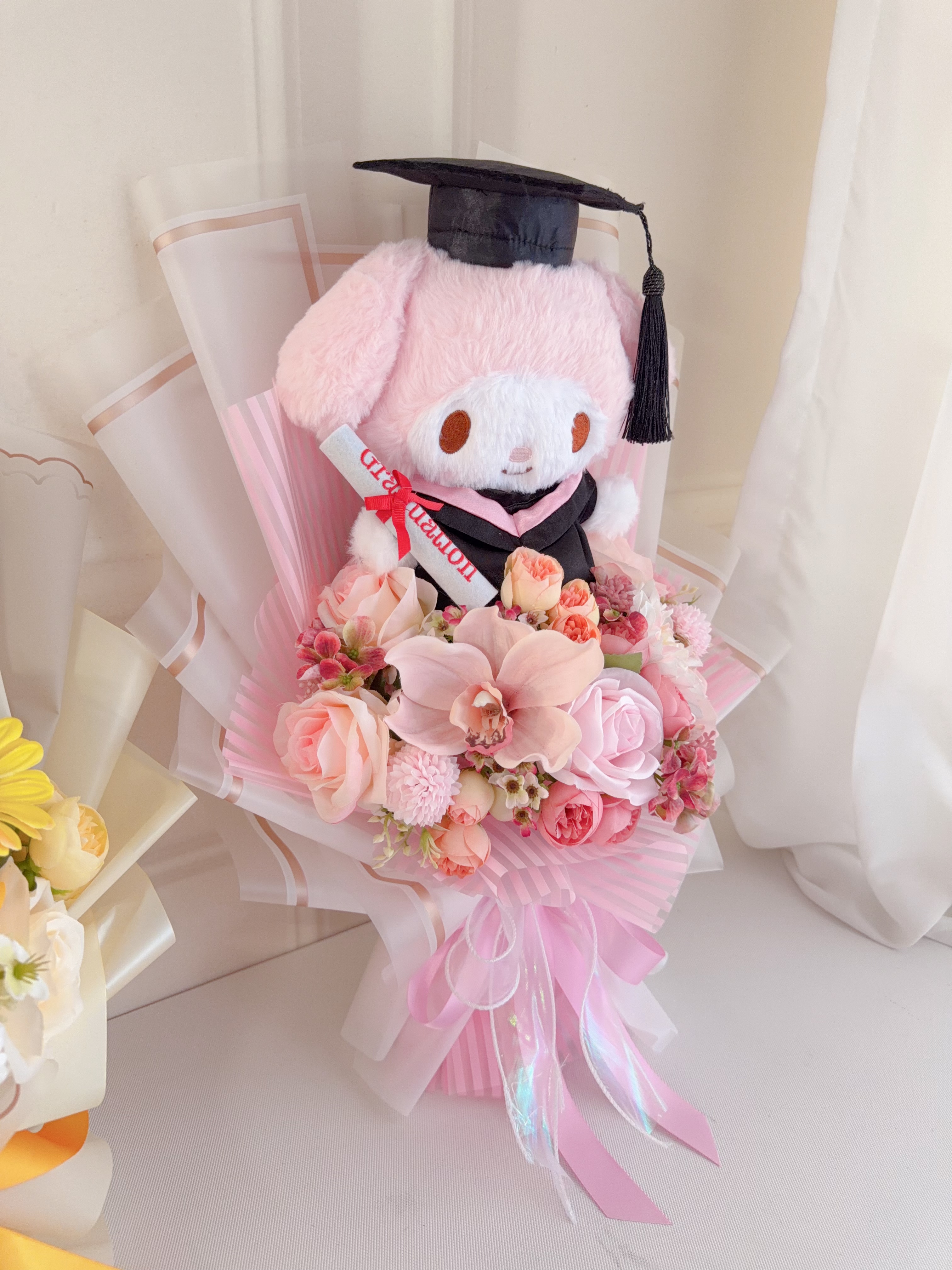 (現貨) melody畢業公仔花束