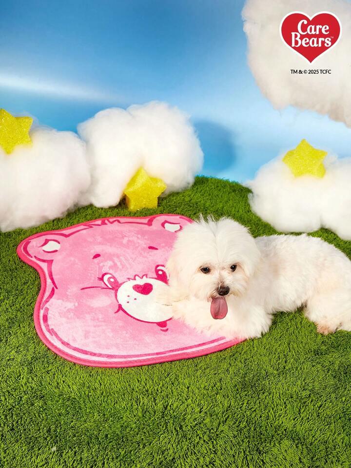 Care Bears 愛心熊粉色熊頭造型地墊