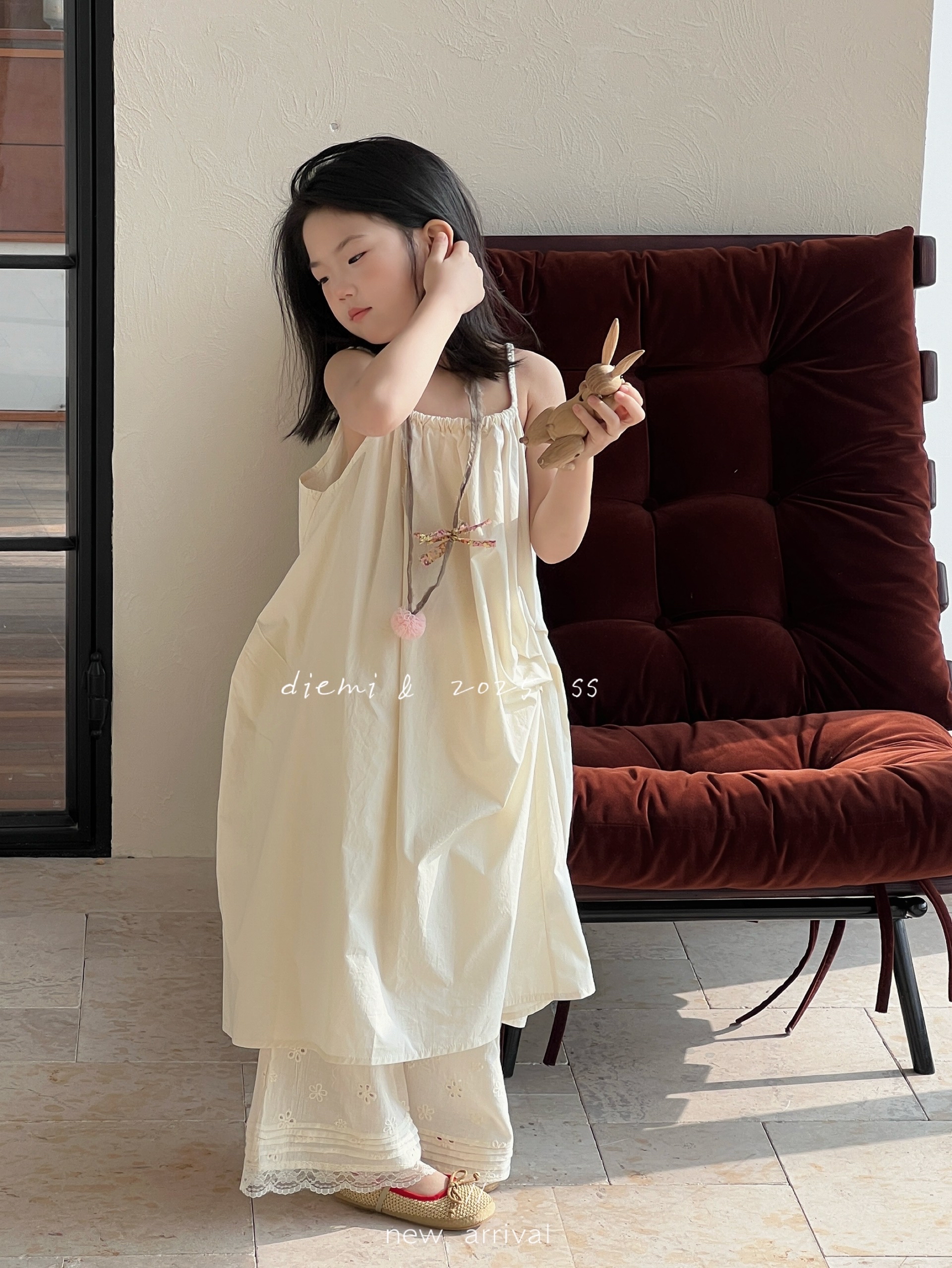 DM Ulzzang Raven Khaki Lace Set Wear