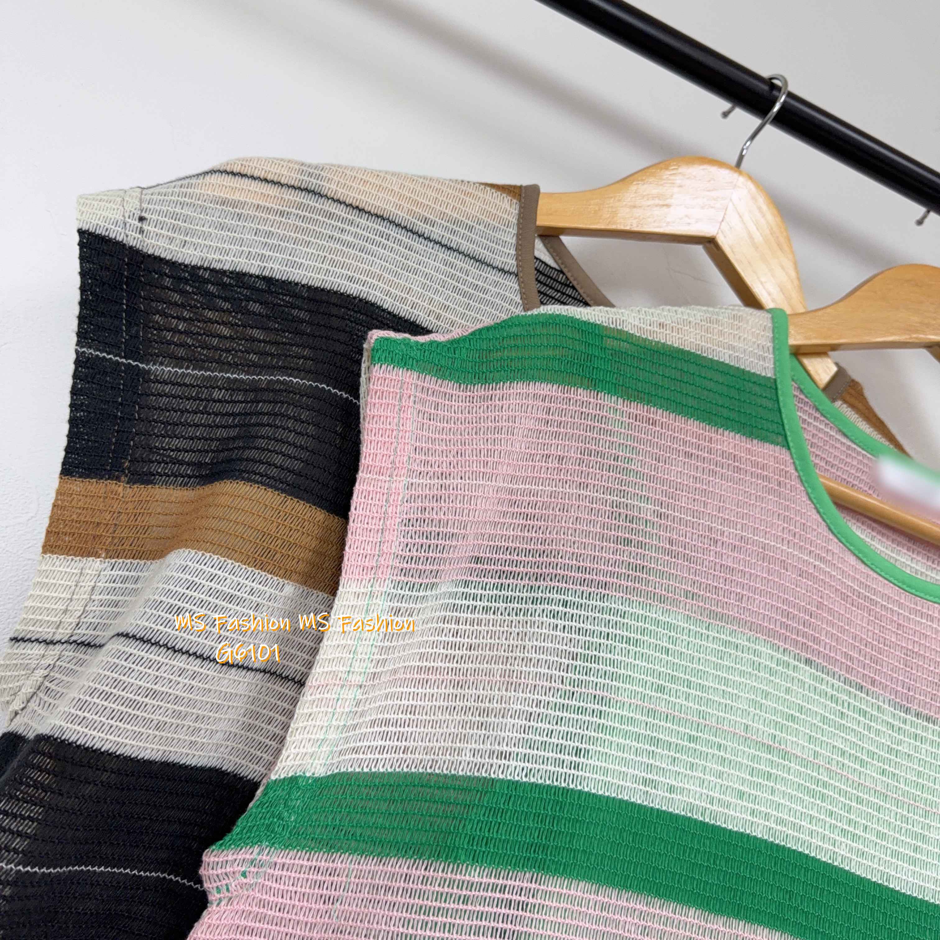 G6101 韓國🇰🇷靚色橫間top set