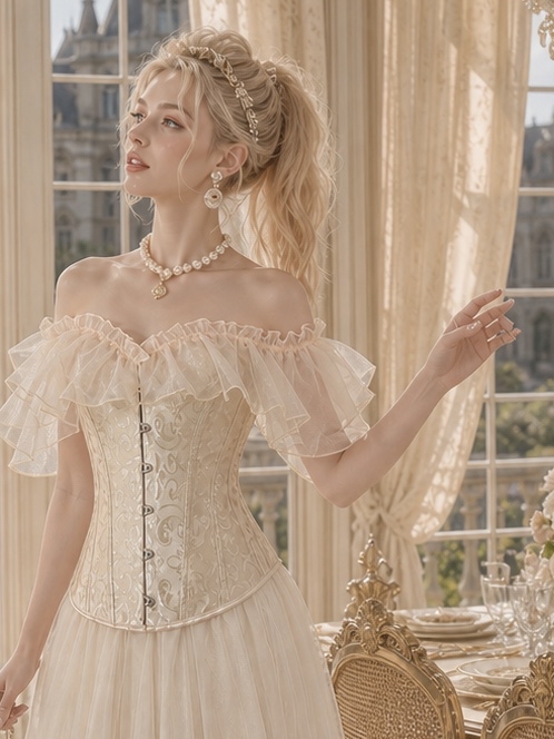 Victorian Corset維多利亞夢境柯根紗束胸