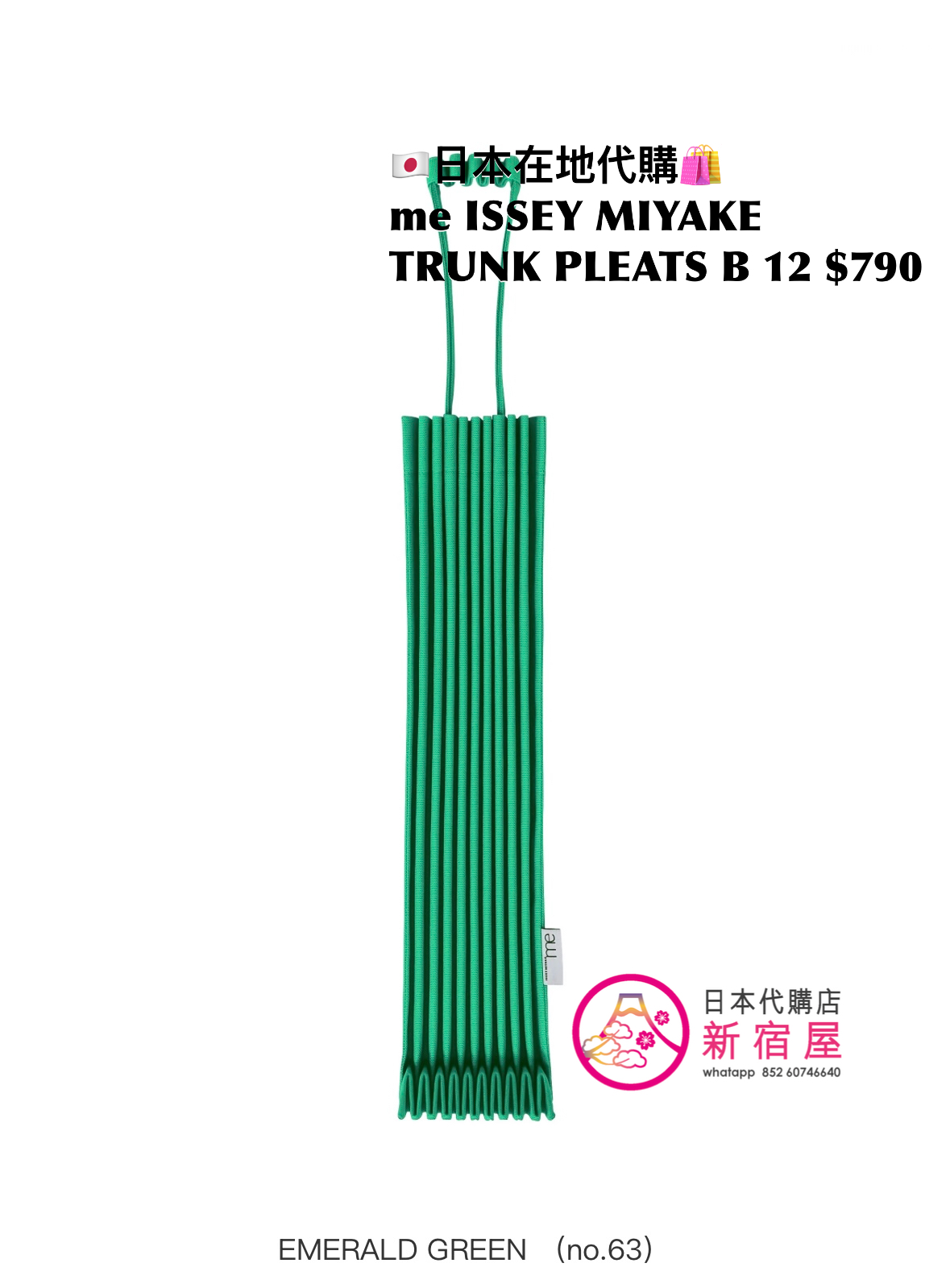 me ISSEY MIYAKE TRUNK PLEATS BAG 12