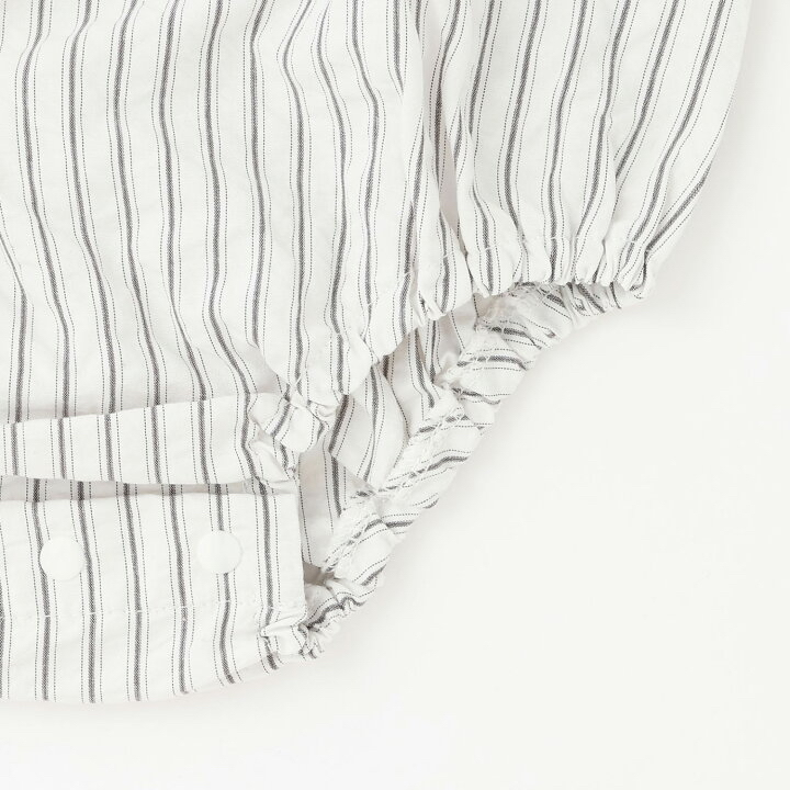 🇯🇵預訂 日本直送🇯🇵Petit Main兩色格紋條紋口袋吊帶短袖包屁衣