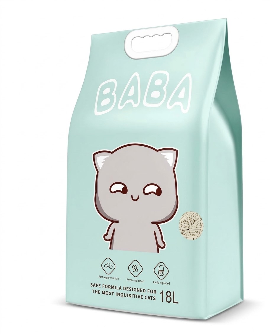 BABA 2.0mm 18L 豆腐貓砂 味綠茶