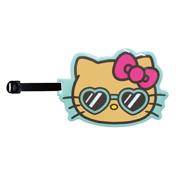Hello kitty日燒行李牌