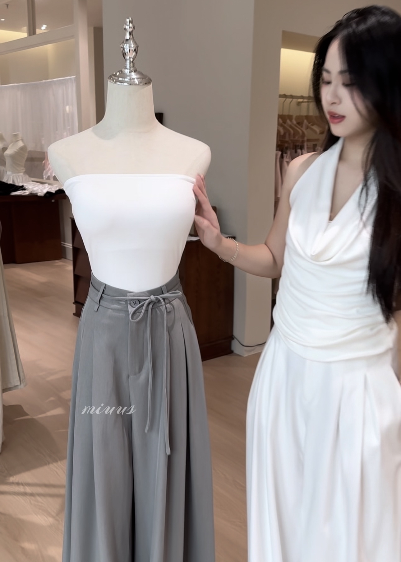 1793 Luxe Draped Wide-Leg Trousers 奢感垂感西装阔腿裤