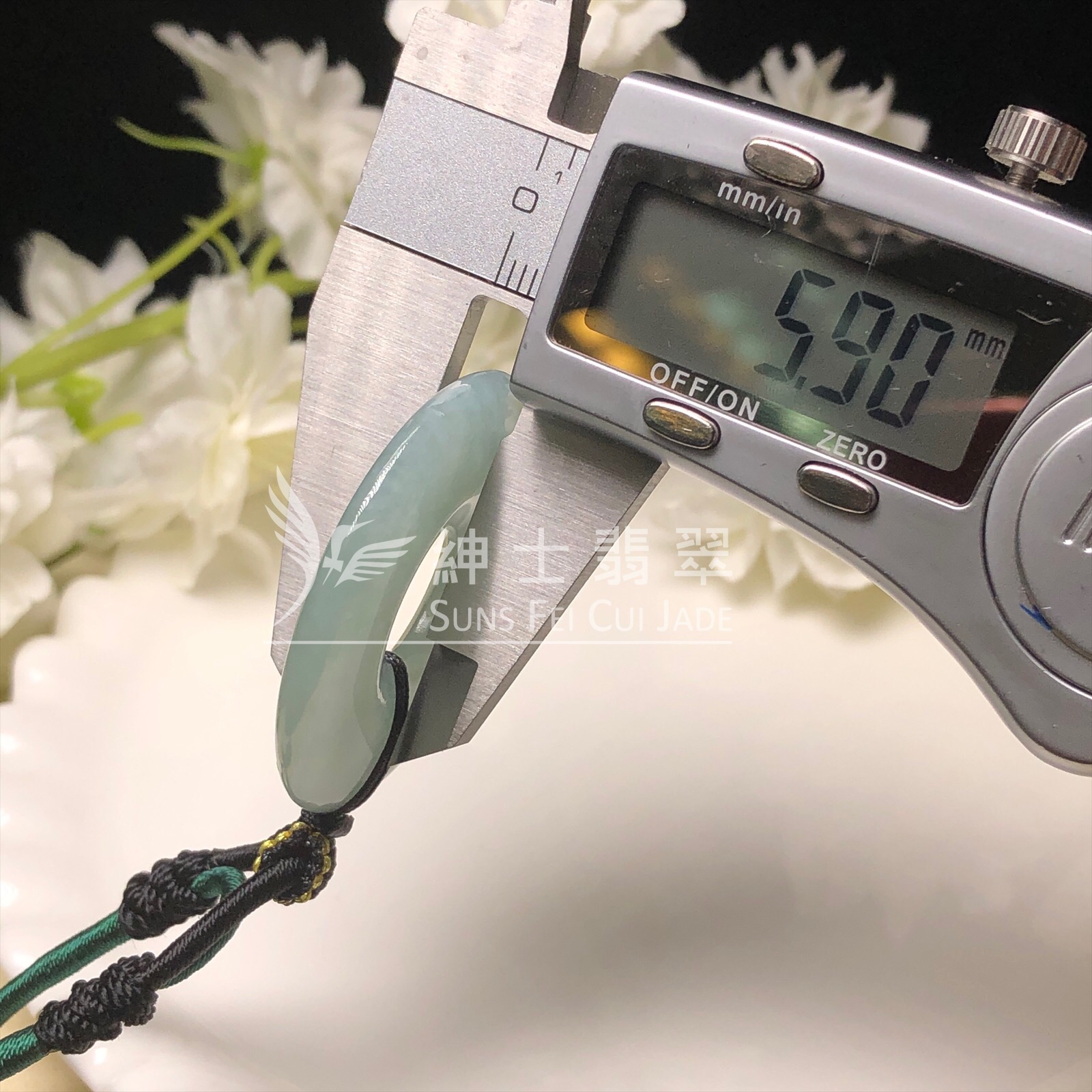 晴水平安環連頸繩 #B08721