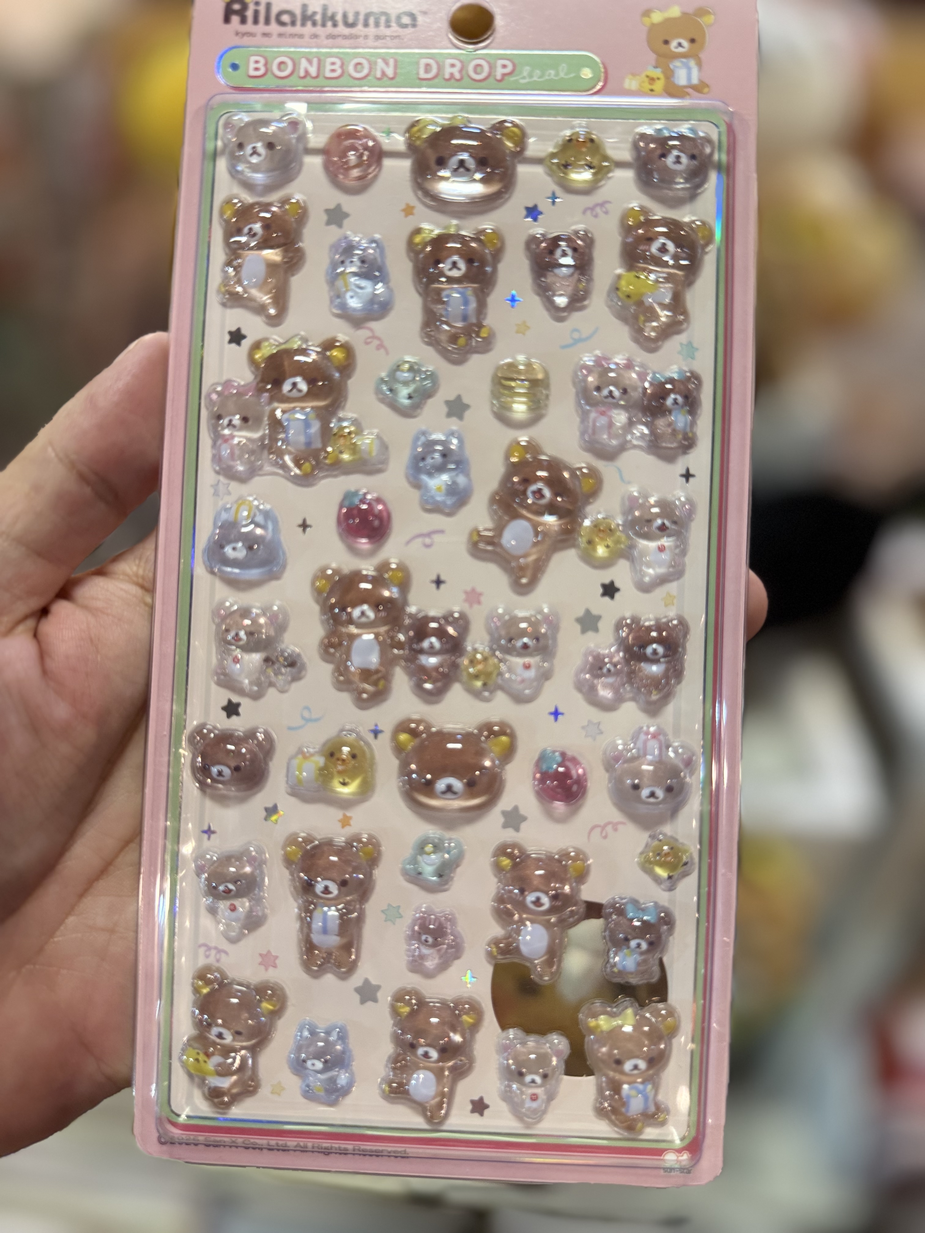 《現貨》全新Rilakkuma Bonbon Drop 立體貼紙