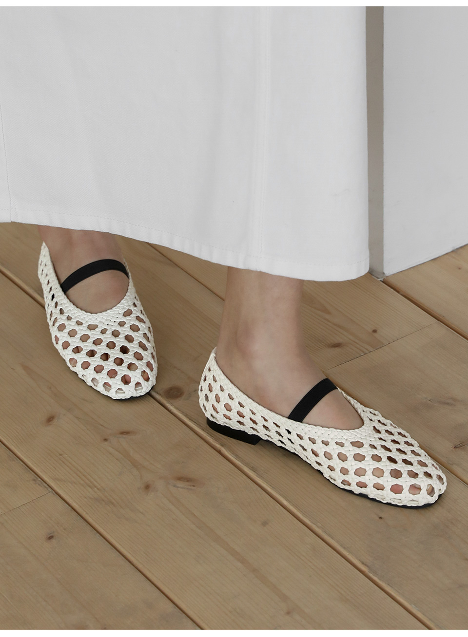 [代購] Sappun Bernard Raffia Flats (1cm)