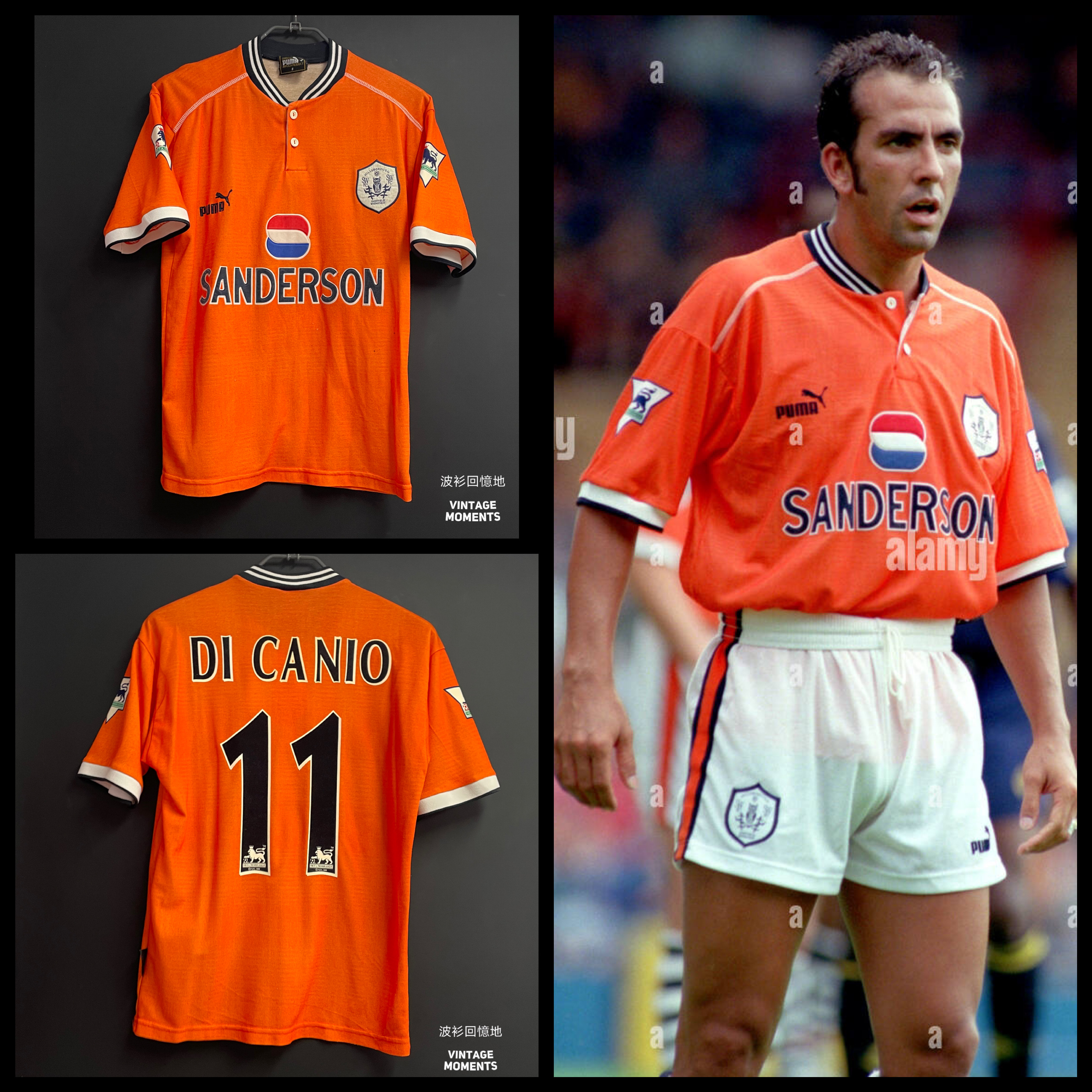 鍚周三97/98客場  迪肯尼奧 Sheffield Wednesday Away DI CANIO