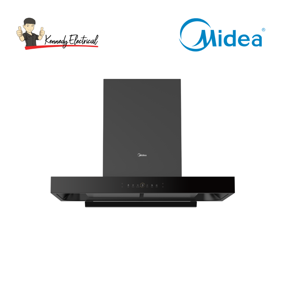Midea 90cm Black Chimney Cooker Hood (MCH-90M86)
