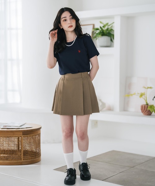 日本直送 美國馬球協會獨家合作款刺繡polo Logo短袖T