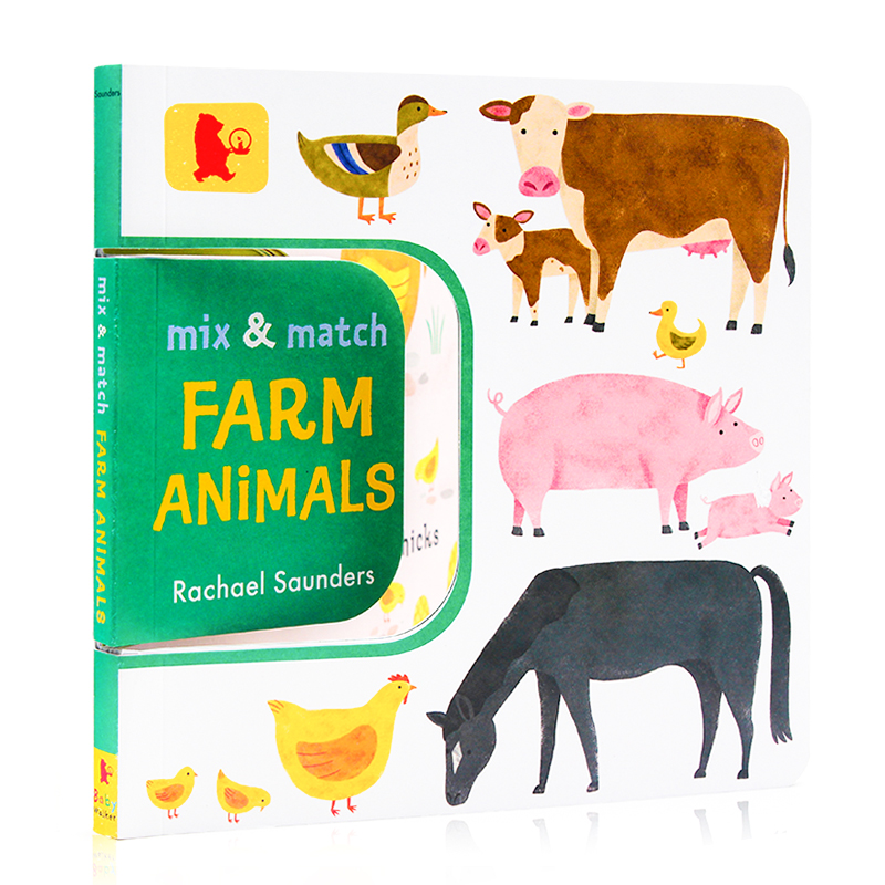 Walker Books Mix and Match 系列 Farm Animals