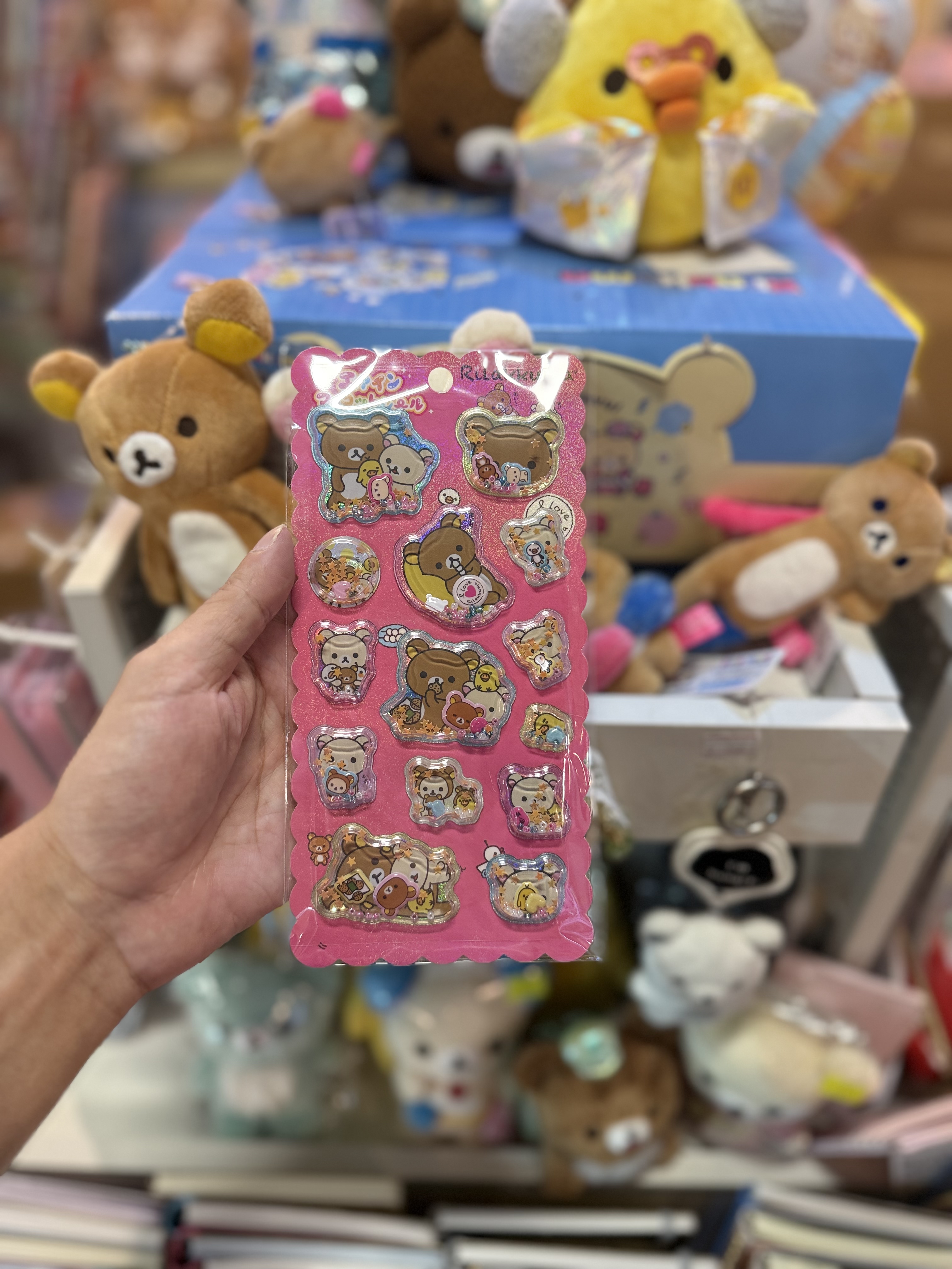 《現貨》全新rilakkuma經典造型立體貼紙